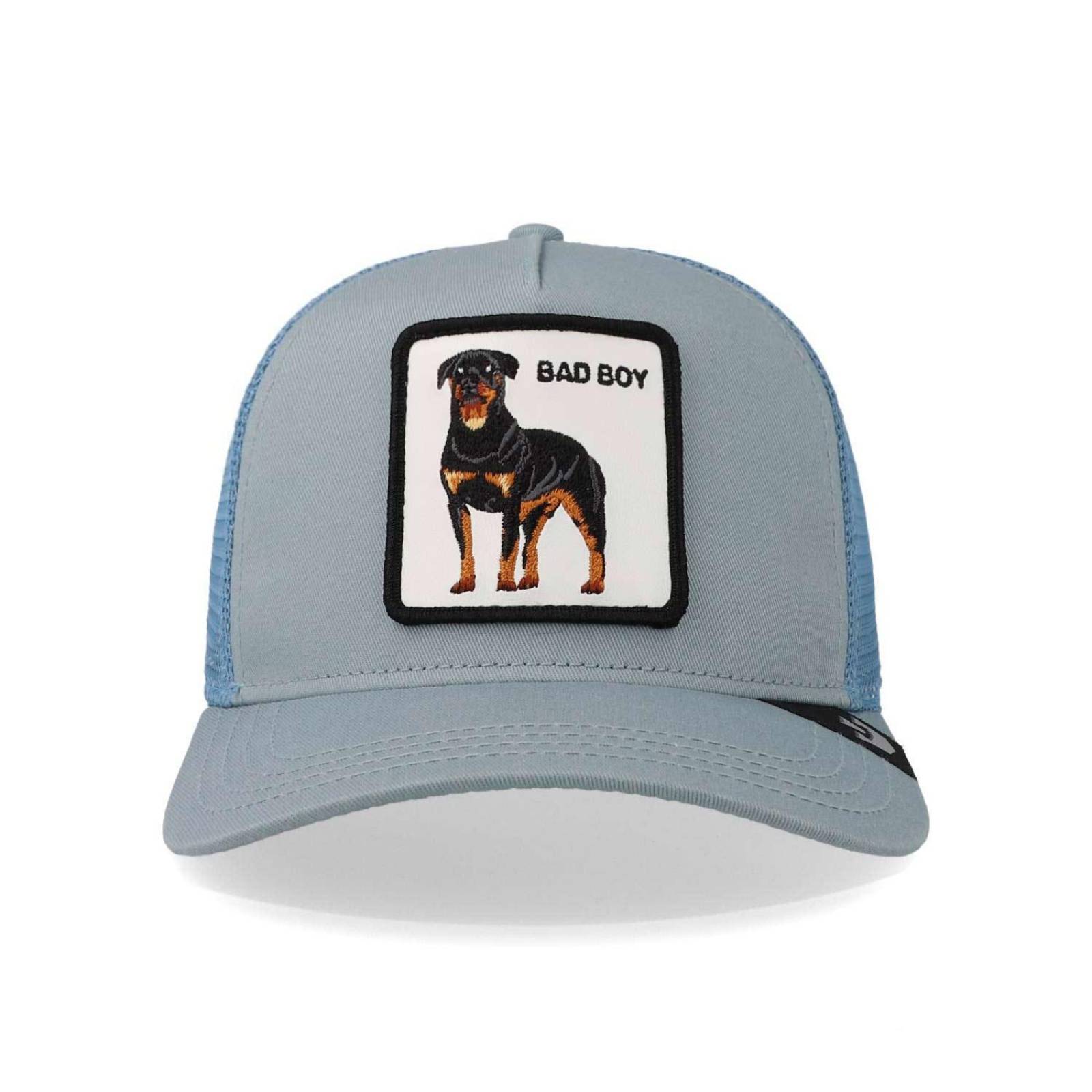Gorra Goorin Bros 101-0990 Slate Bad Boy Trucker Azul Claro Unitalla 