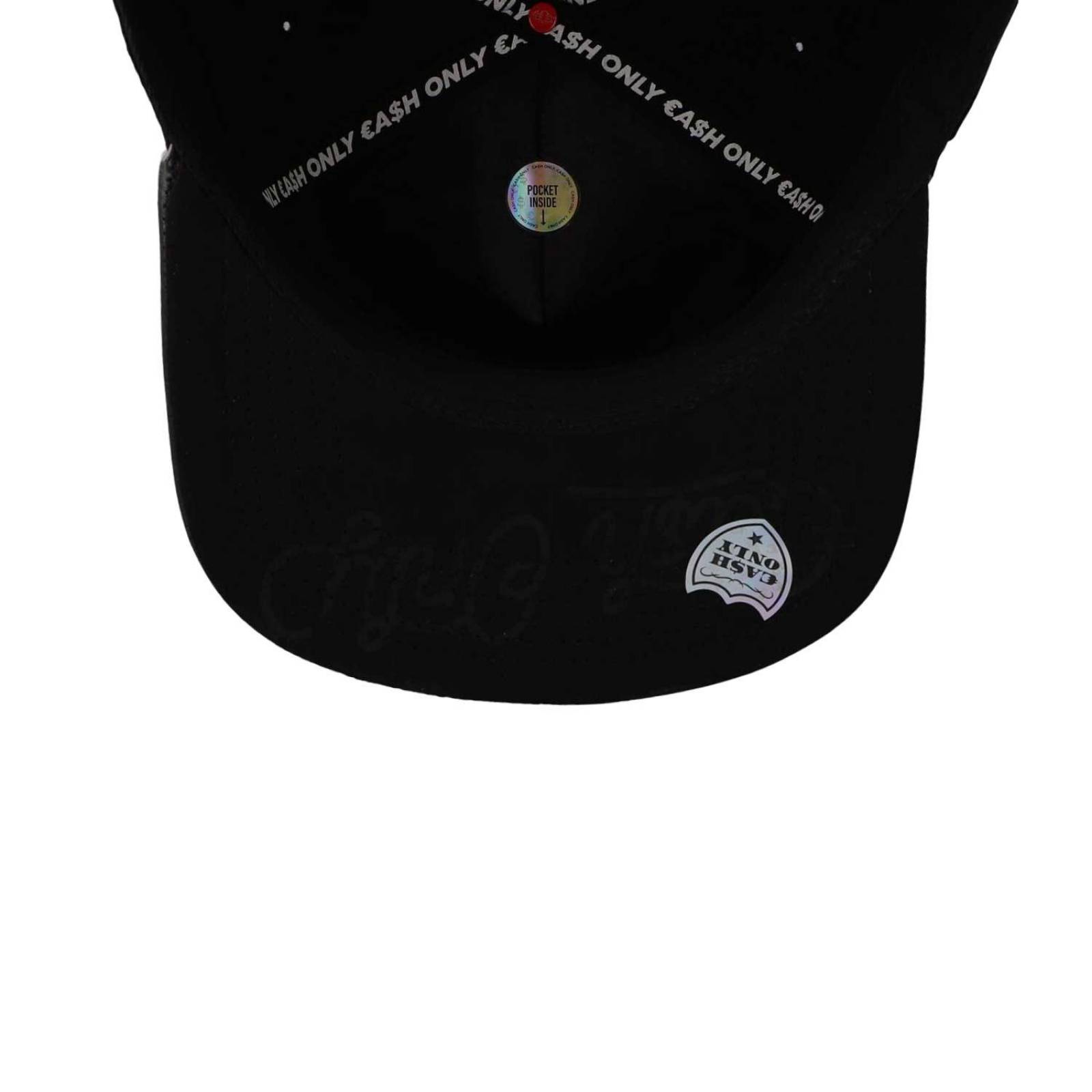 Gorra Cash Only Skull Gold23 Black Beige Visor Negro Unitalla