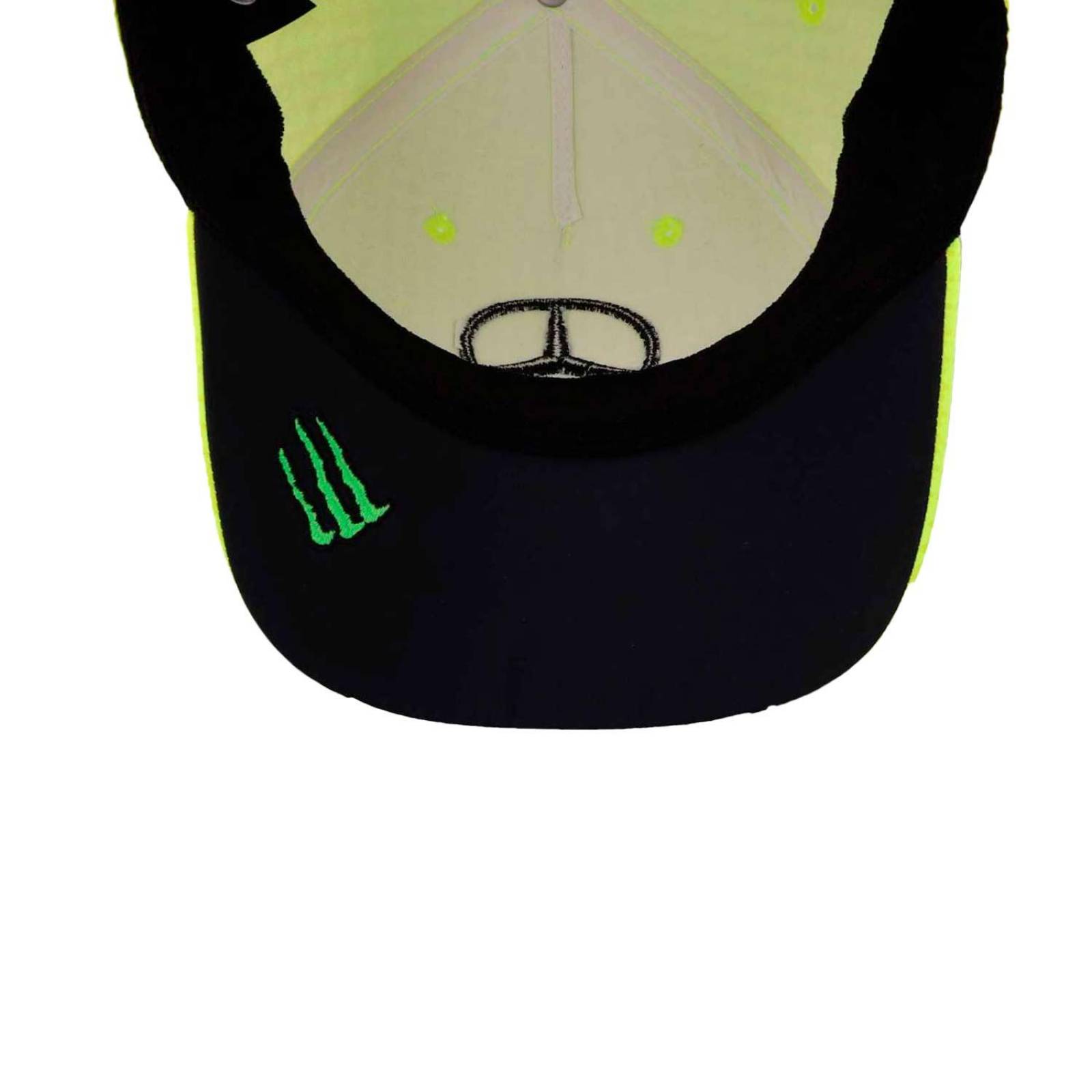 Gorra Mercedes Lewis Hamilton Col Driver Amarillo Neon Unitalla 