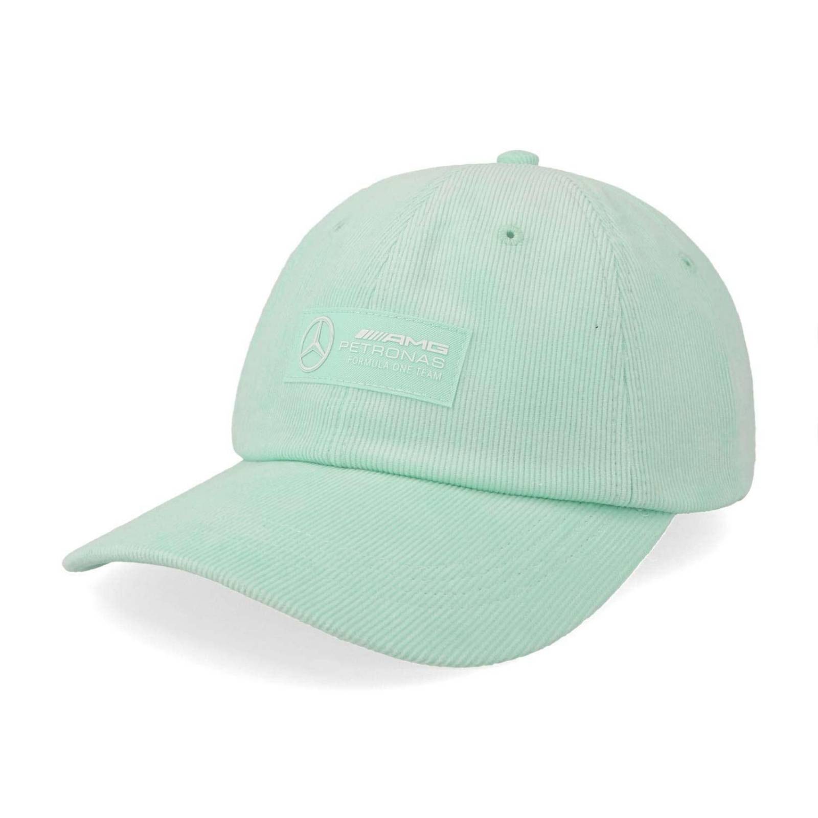 Gorra Mercedes Benz Mapf1 Fw Retro Cord Menta Unitalla 