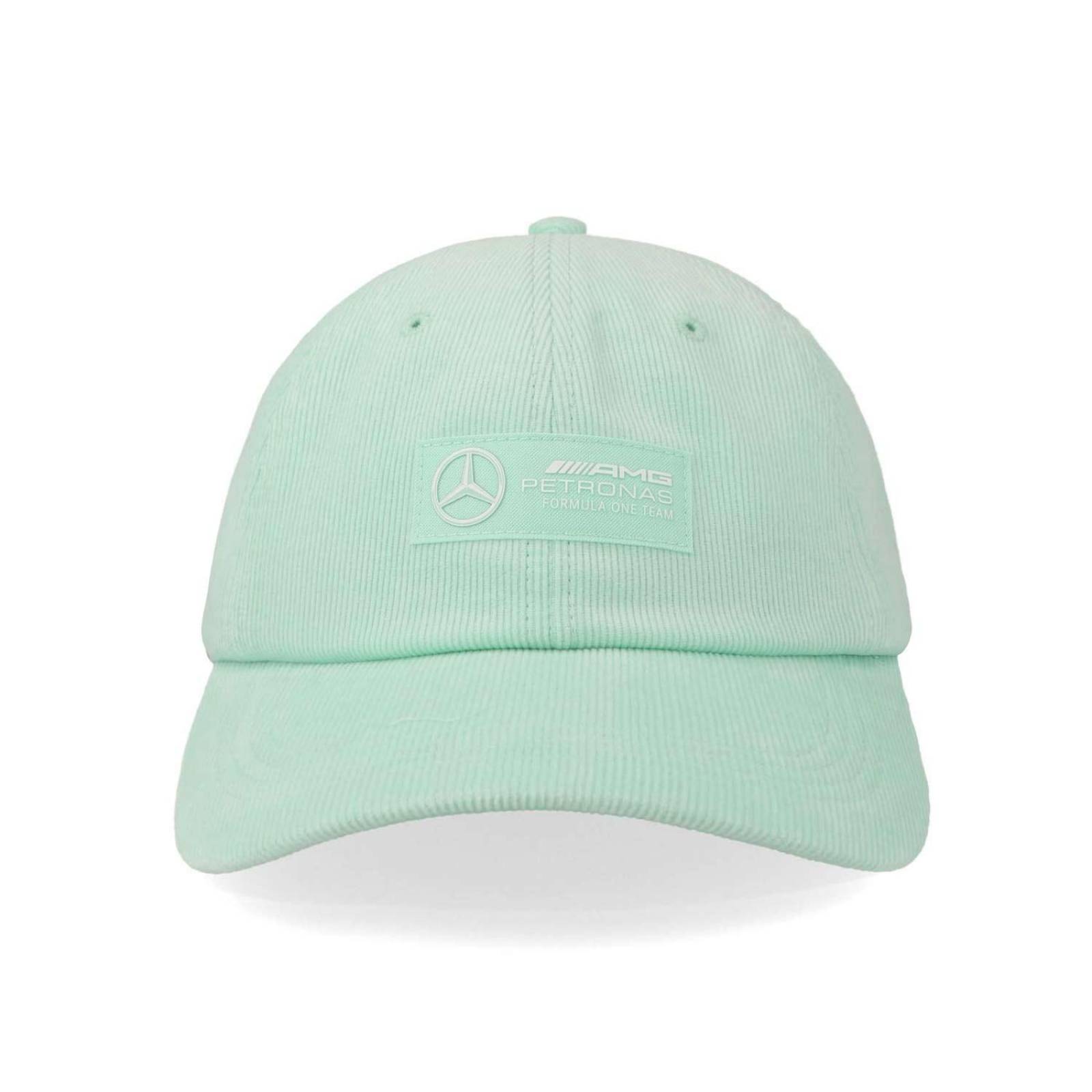 Gorra Mercedes Benz Mapf1 Fw Retro Cord Menta Unitalla 