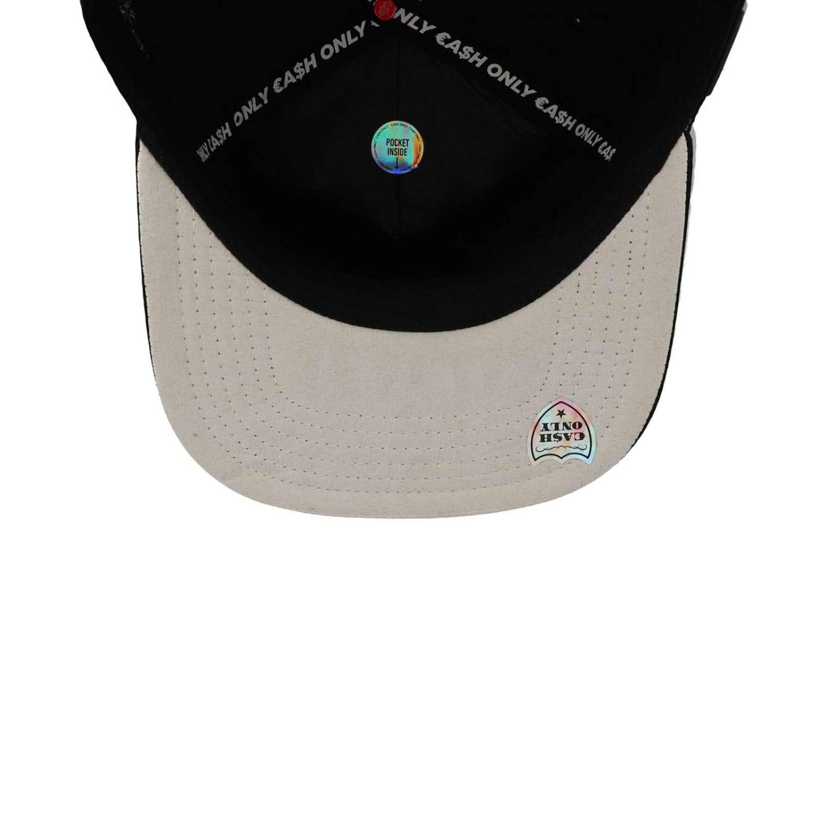 Gorra Cash Only Ricky Dolla 23 Gamuza Gris Unitalla 