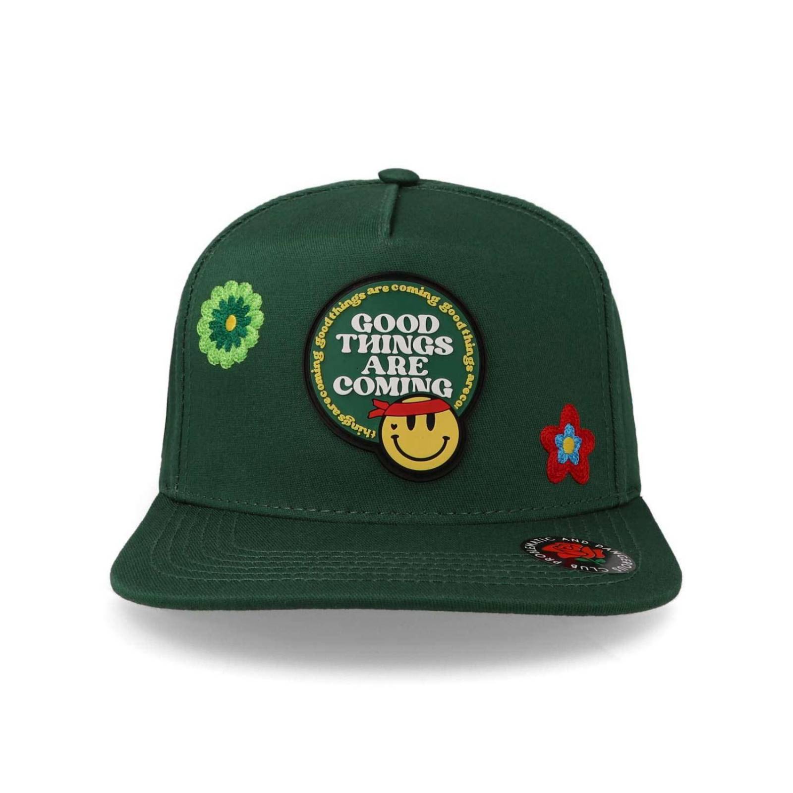 Gorra Problematic Chiquete Good Things Snap Verde Unitalla 
