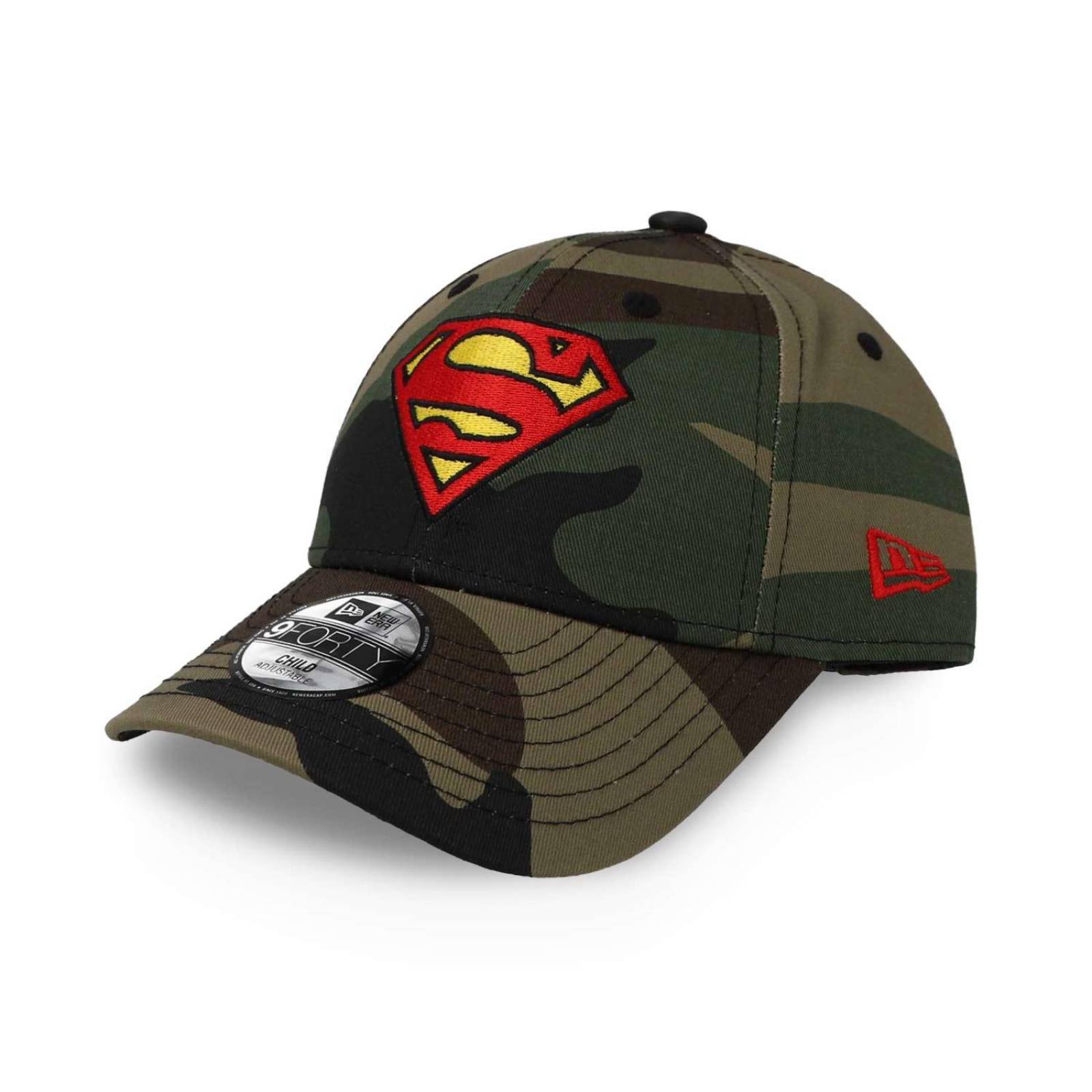 Gorra New Era 9 Forty Character Superman Para Niño Verde XS