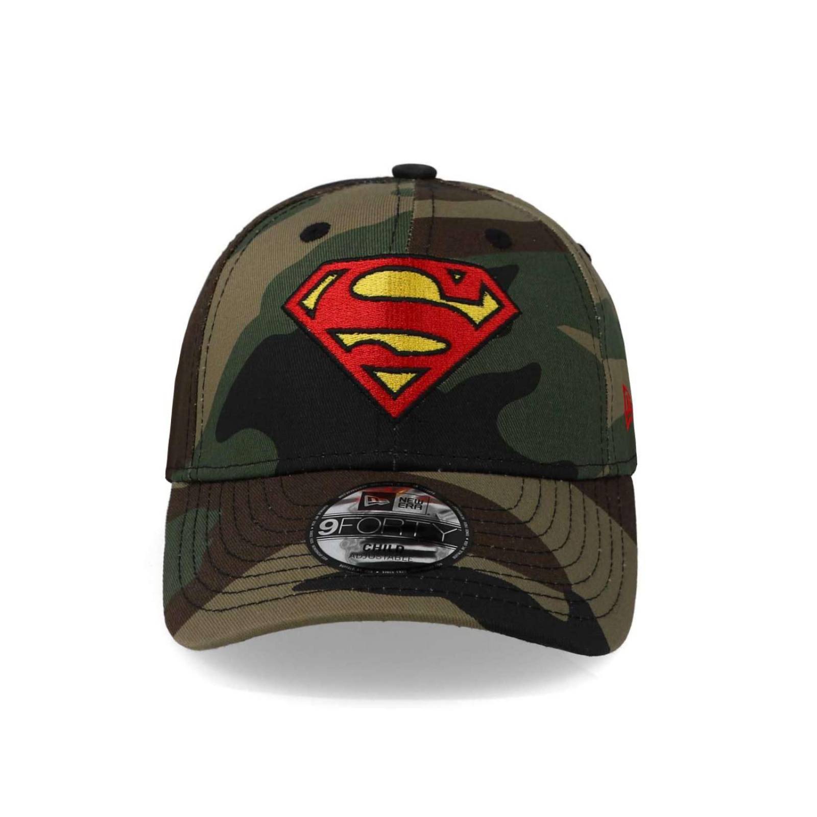Gorra New Era 9 Forty Character Superman Para Niño Verde XS
