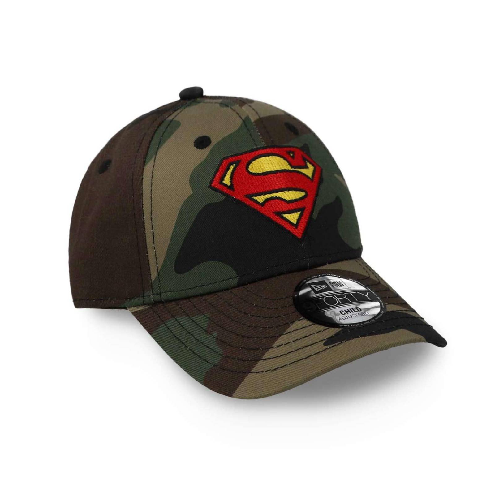 Gorra New Era 9 Forty Character Superman Para Niño Verde XS