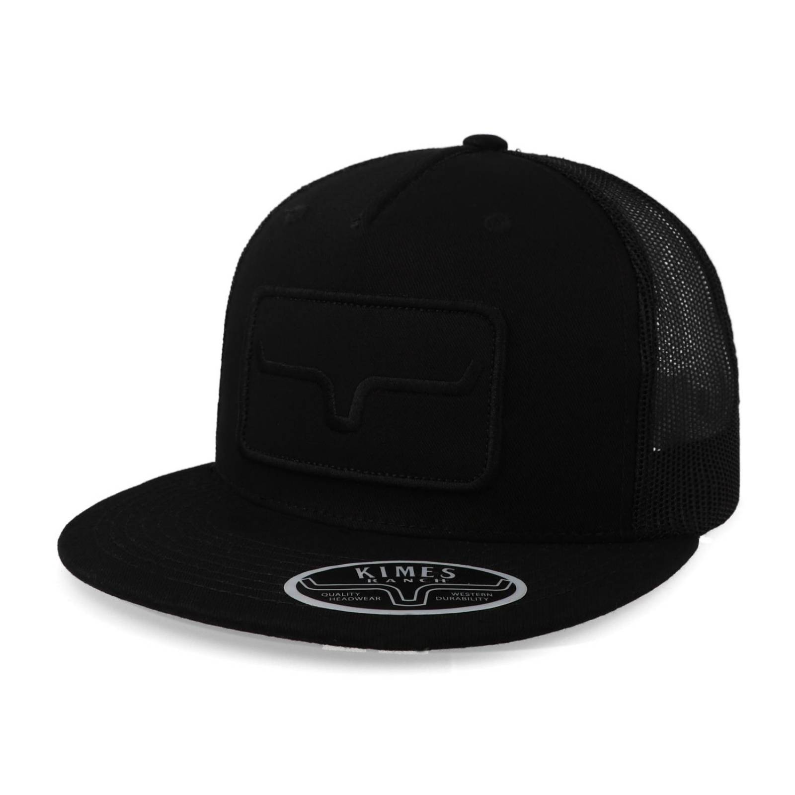 Gorra Kimes Ranch Banner Ventilated Snap 101008 Negro Unitalla 