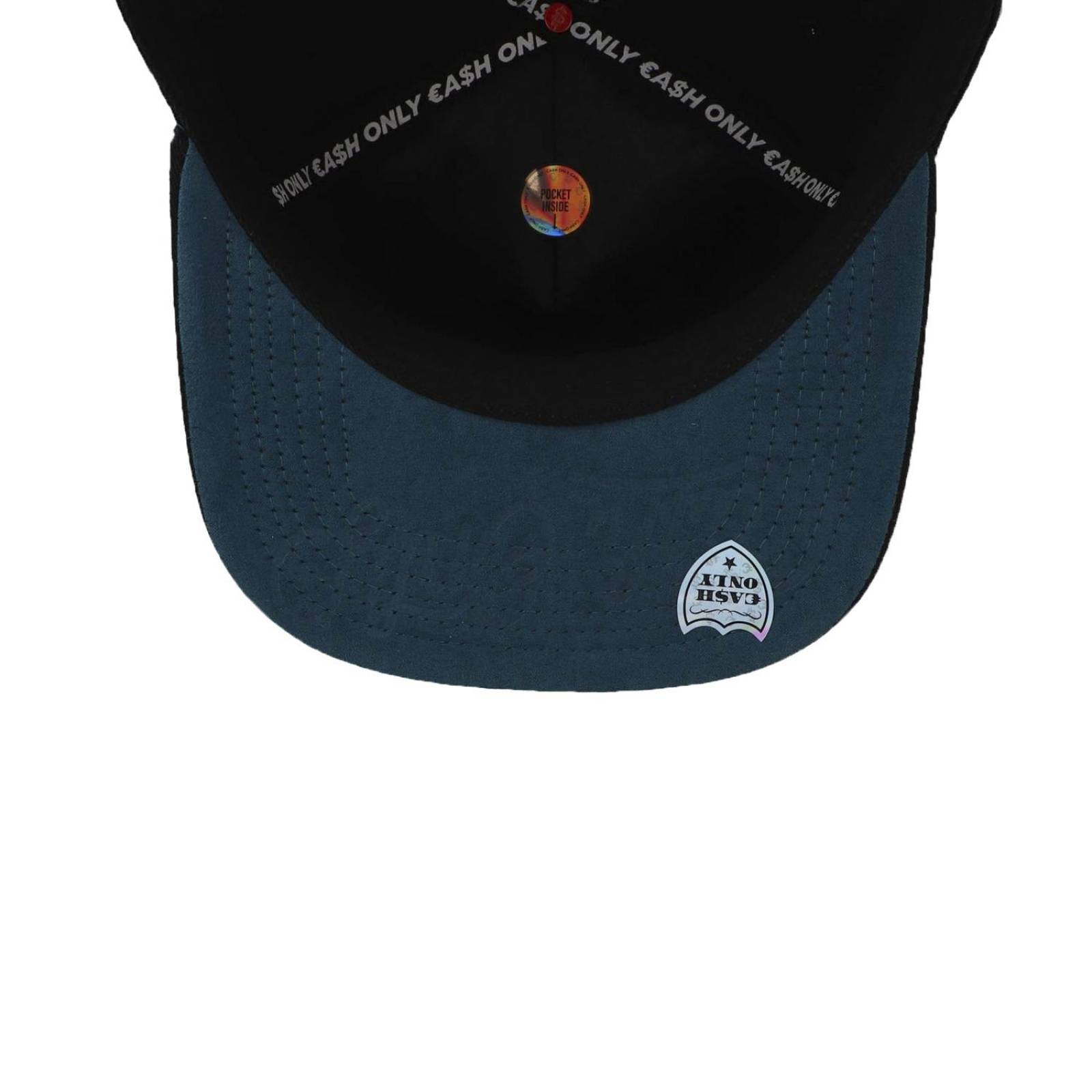 Gorra Cash Only Mono Smoking Guns Curva Negro Unitalla 