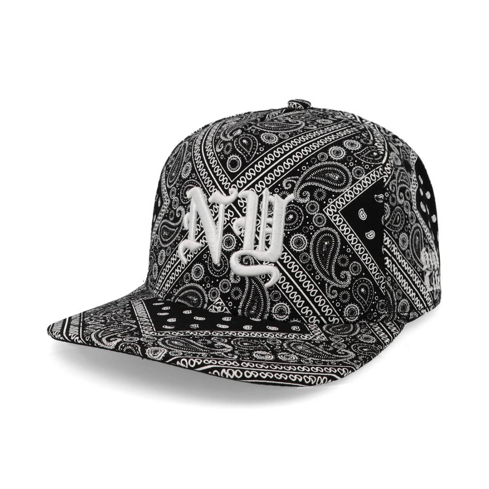 Gorra Cash Only Ny White Paño Negro Unitalla