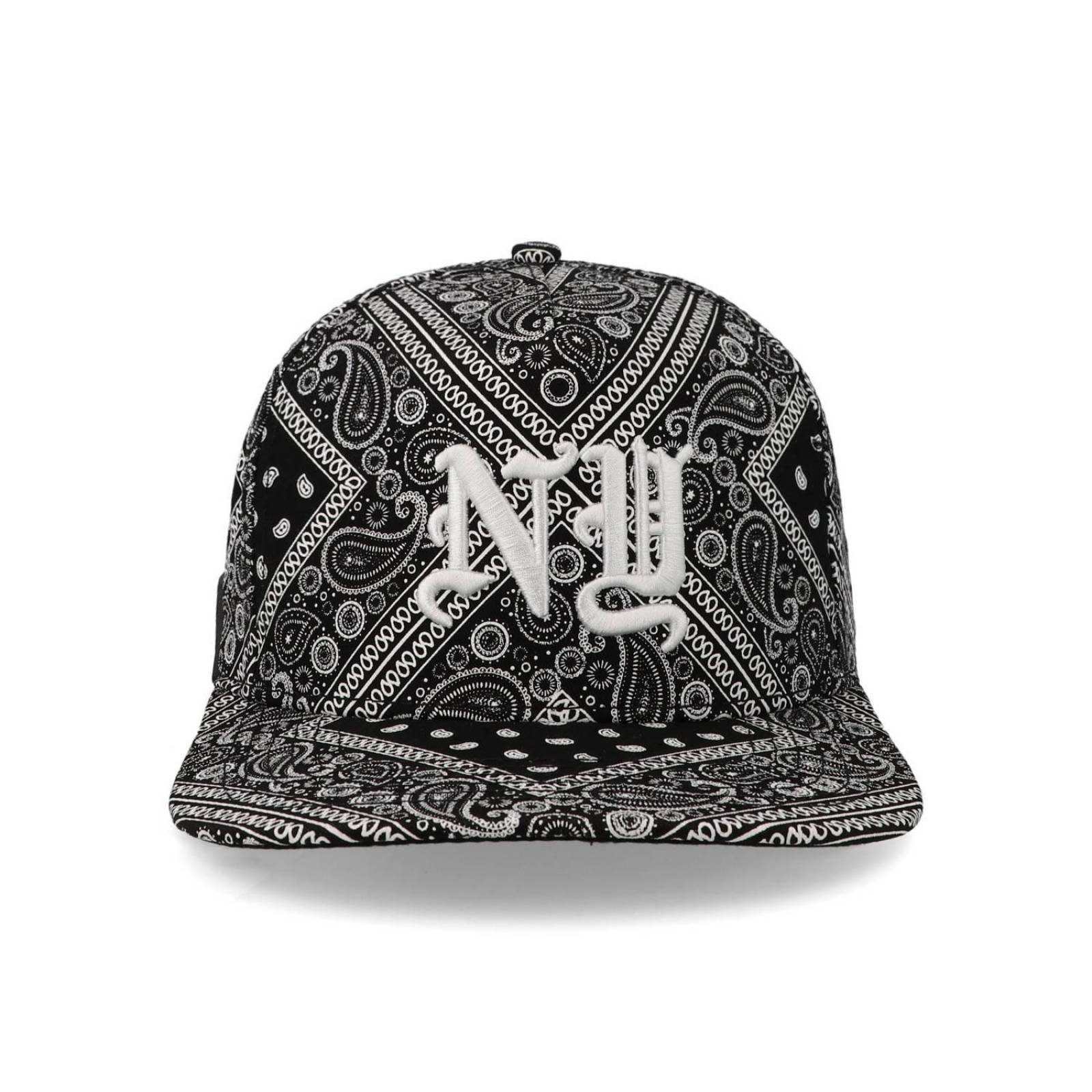 Gorra Cash Only Ny White Paño Negro Unitalla