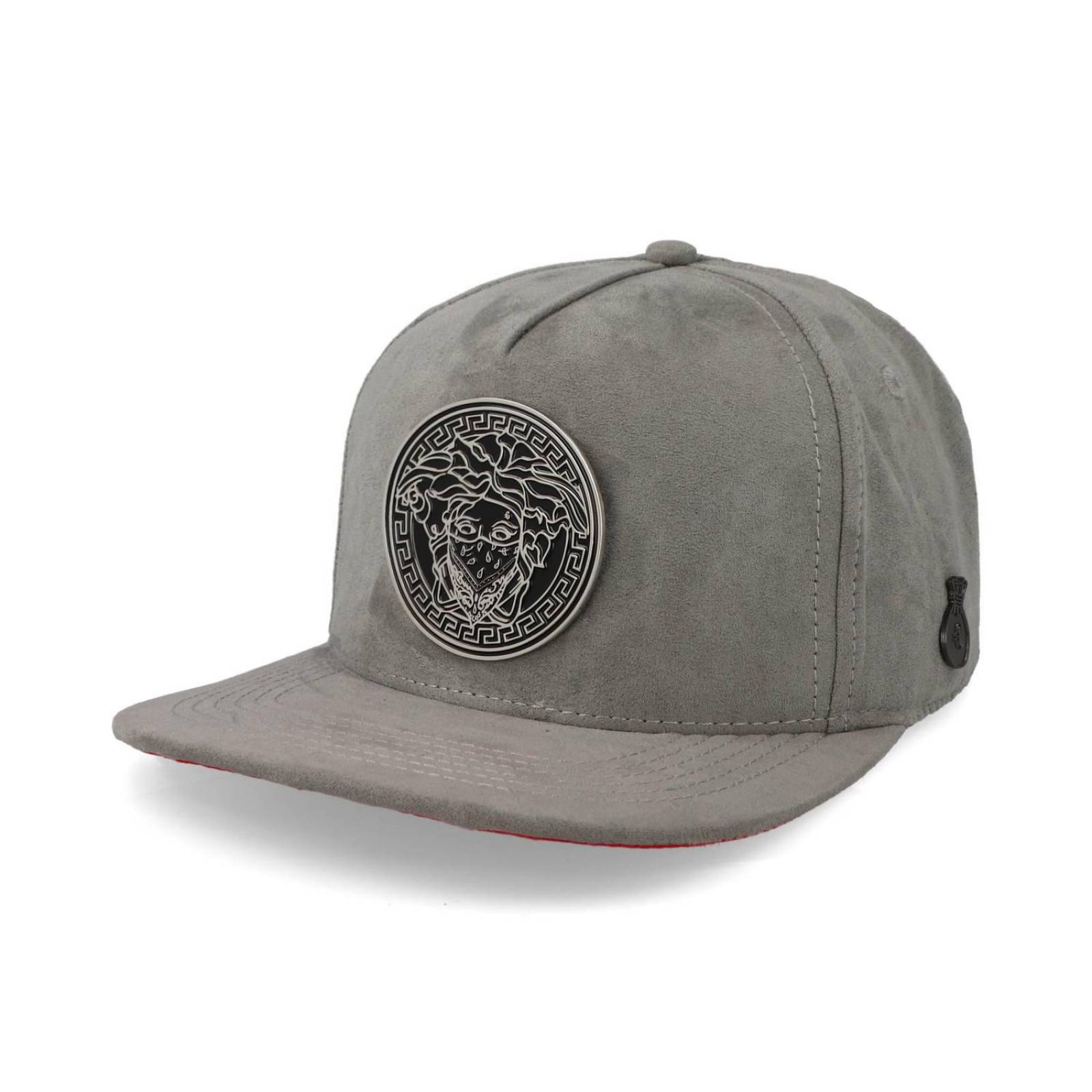 Gorra Cash Only Medusa Gris Unitalla 
