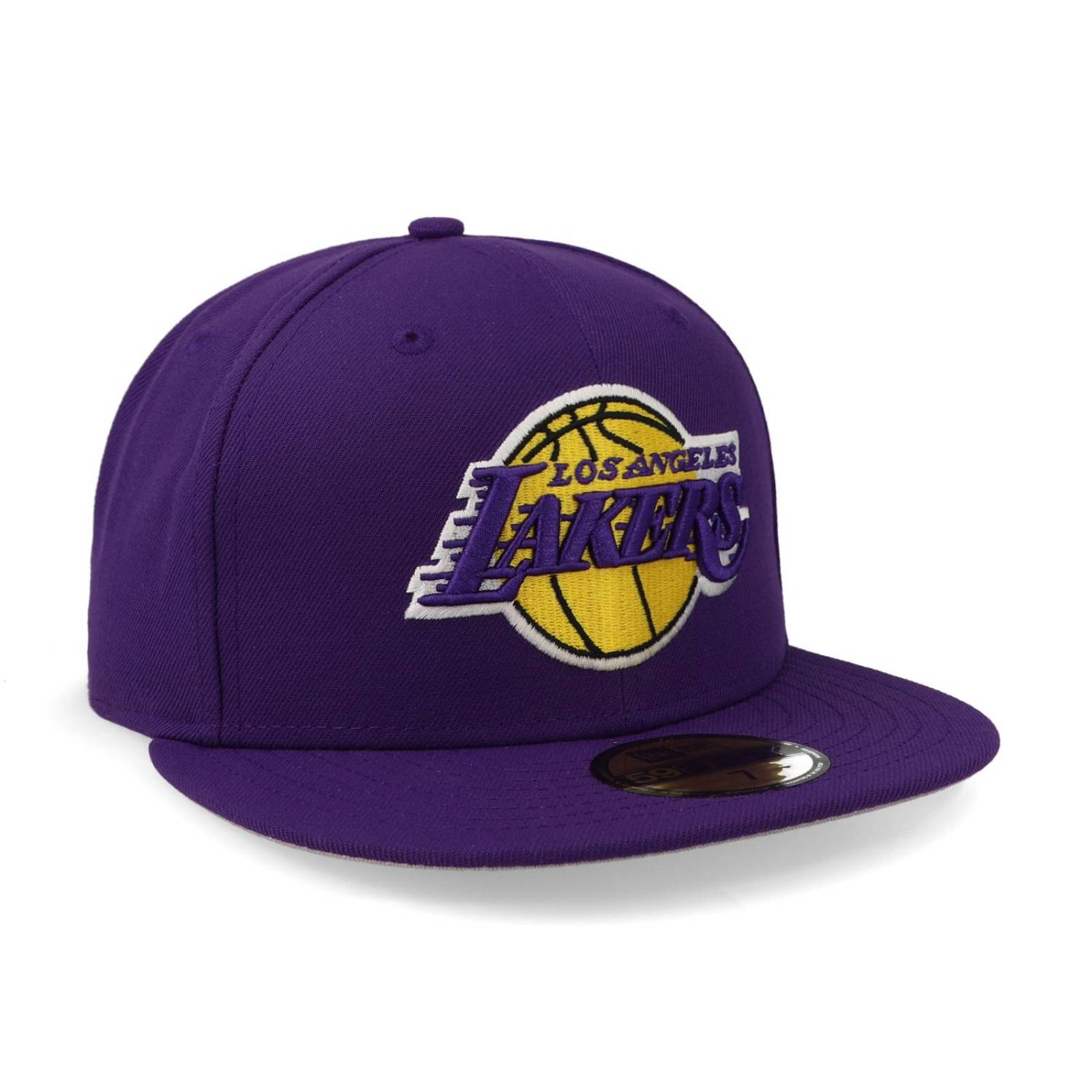 Gorra New Era 59 Fifty NBA Lakers Otc Morado Cerrada 