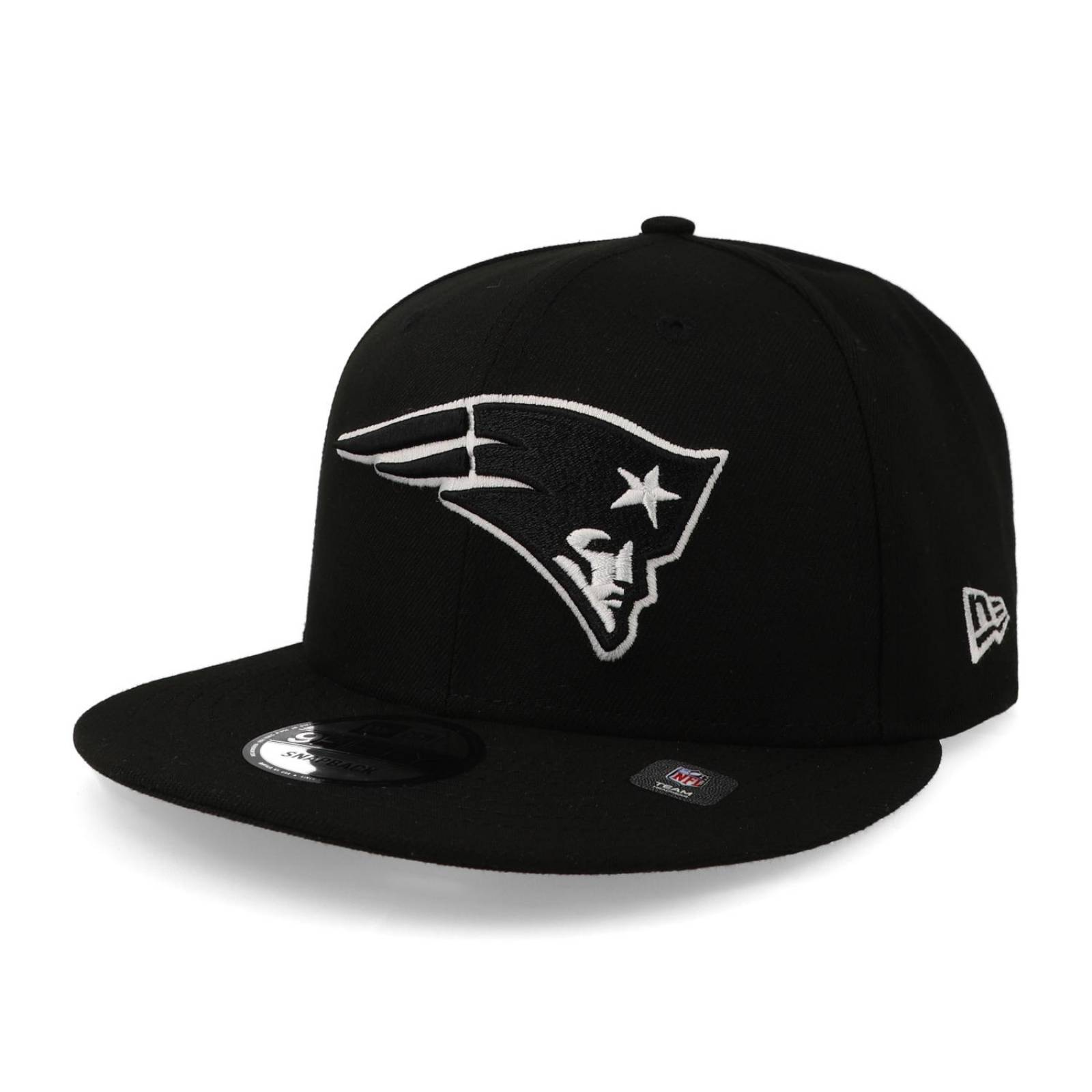 Gorra New Era 9 Fifty NFL Patriots Black&White Negro Unitalla 