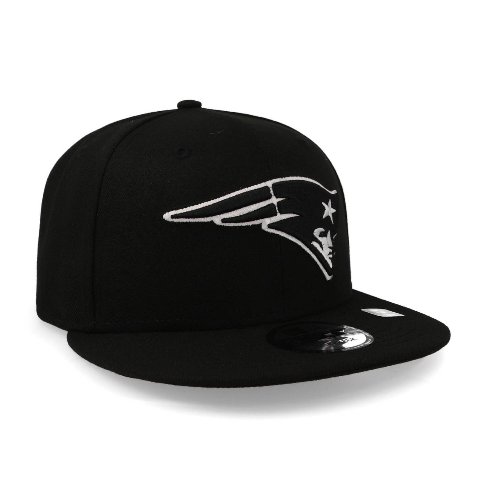 Gorra New Era 9 Fifty NFL Patriots Black&White Negro Unitalla 