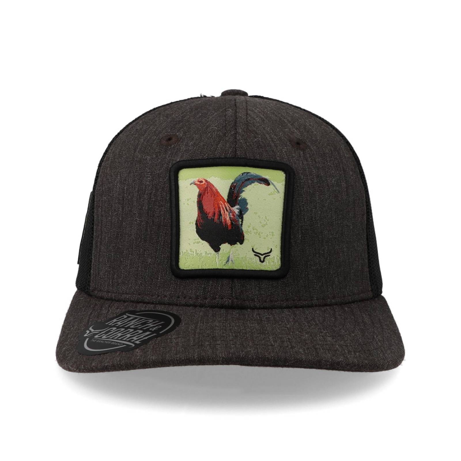 Gorra Ranch & Corral Rooster 12 Rcr12 Gris Oscuro Unitalla 