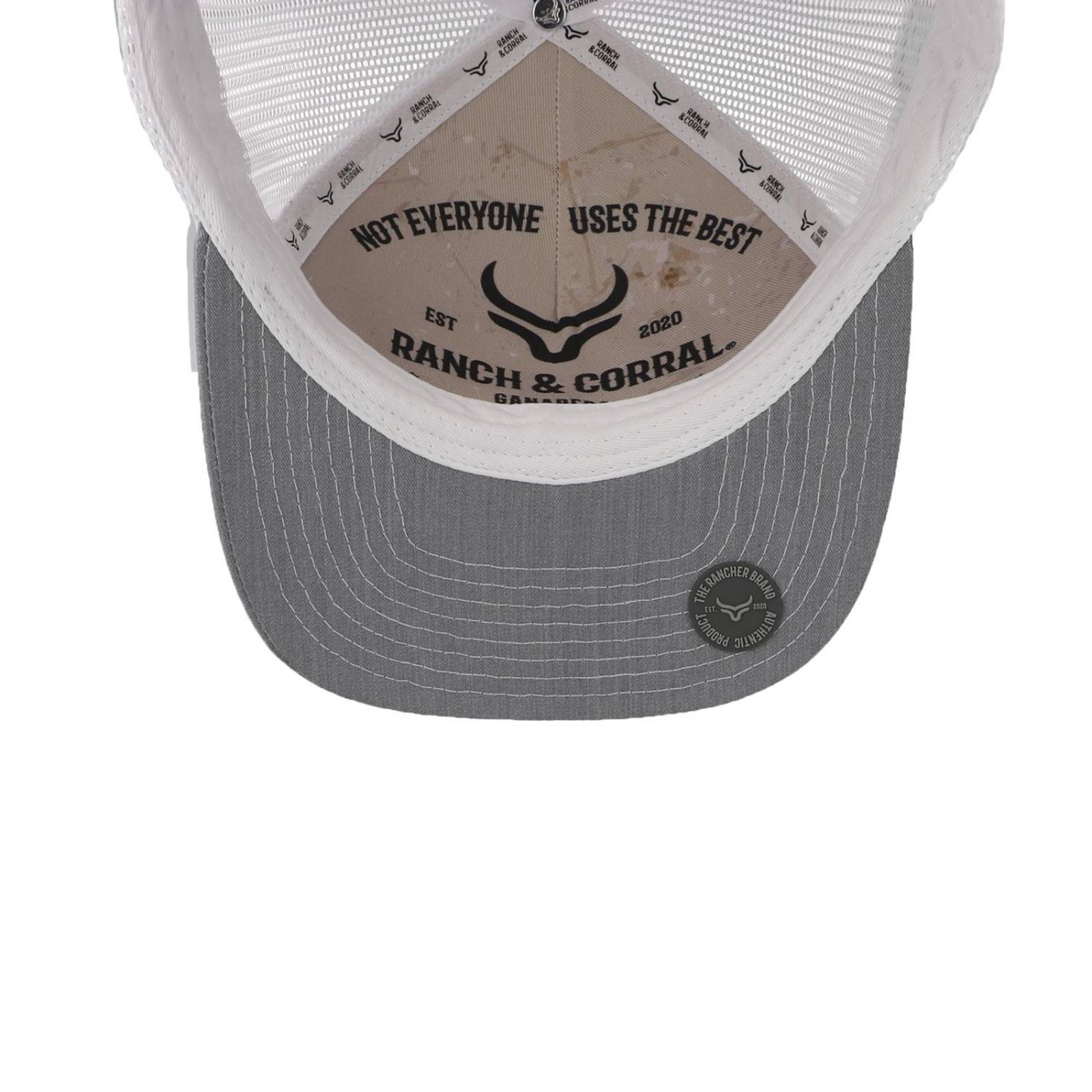 Gorra Ranch & Corral Braham 26 Rcg26 Gris Claro Unitalla 