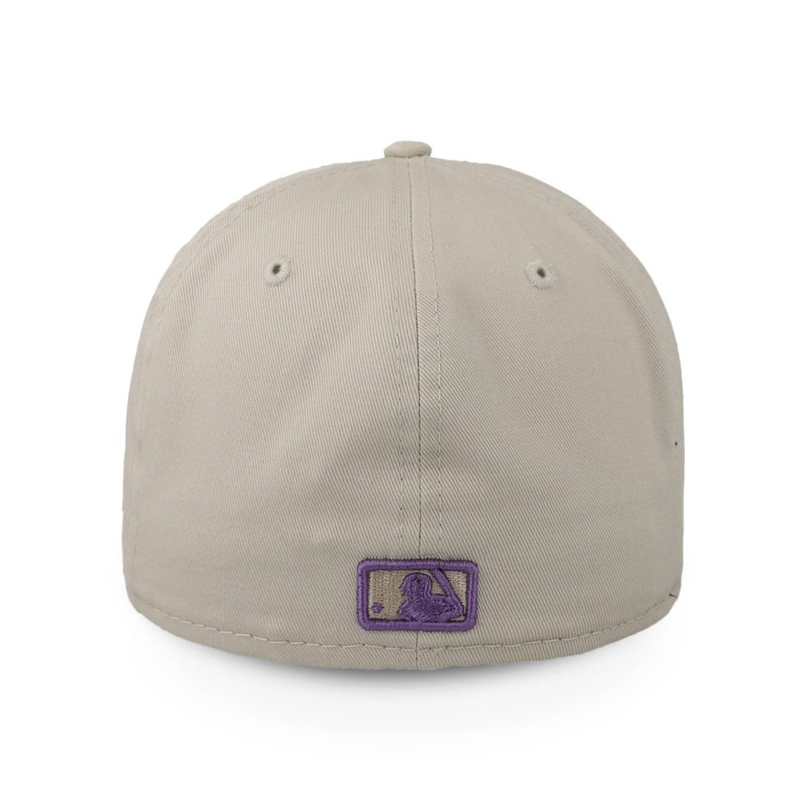 Gorra New Era 59 Fifty MLB League Essential Dodgers Beige Cerrada 
