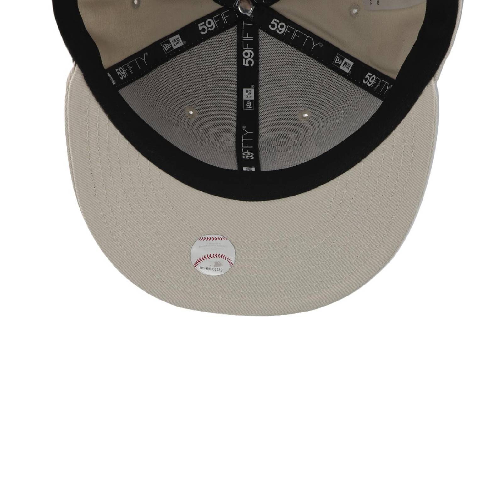 Gorra New Era 59 Fifty MLB League Essential Dodgers Beige Cerrada 