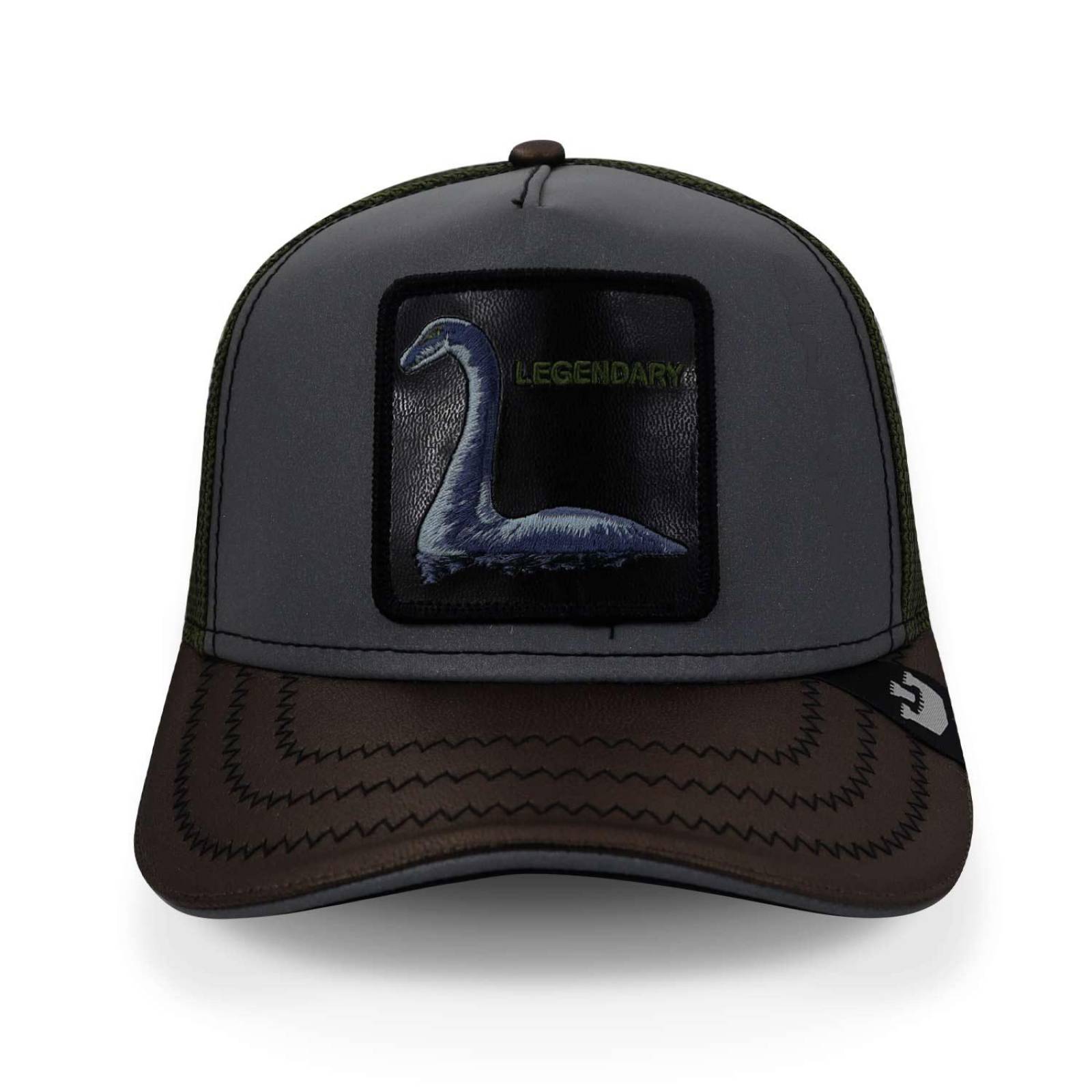 Gorra Goorin Bros 101-0671 Loch Ness Monster Gris Oscuro Unitalla 