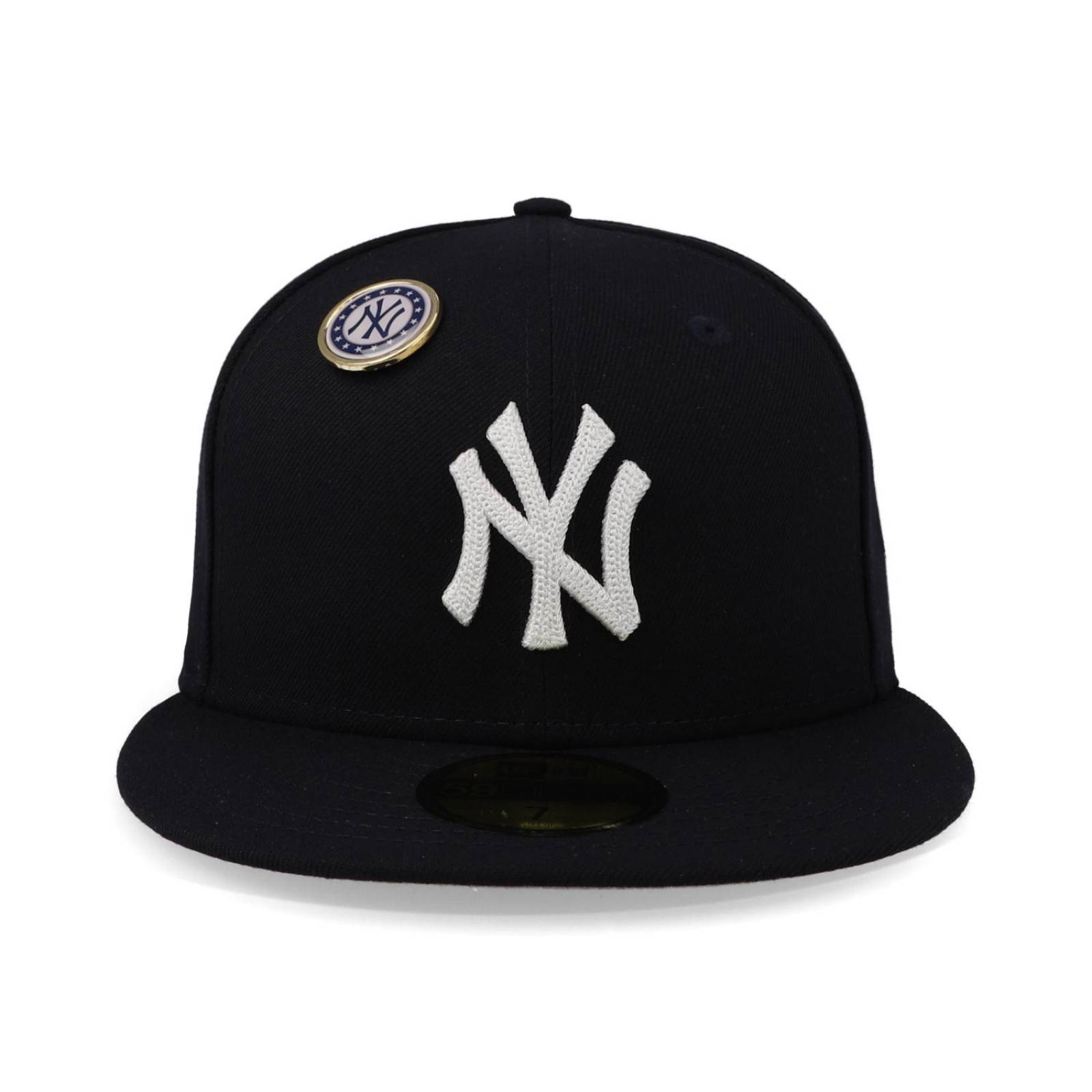 Gorra New Era 59 Fifty M MLB Pin E3 Yankees Negro Cerrada. 
