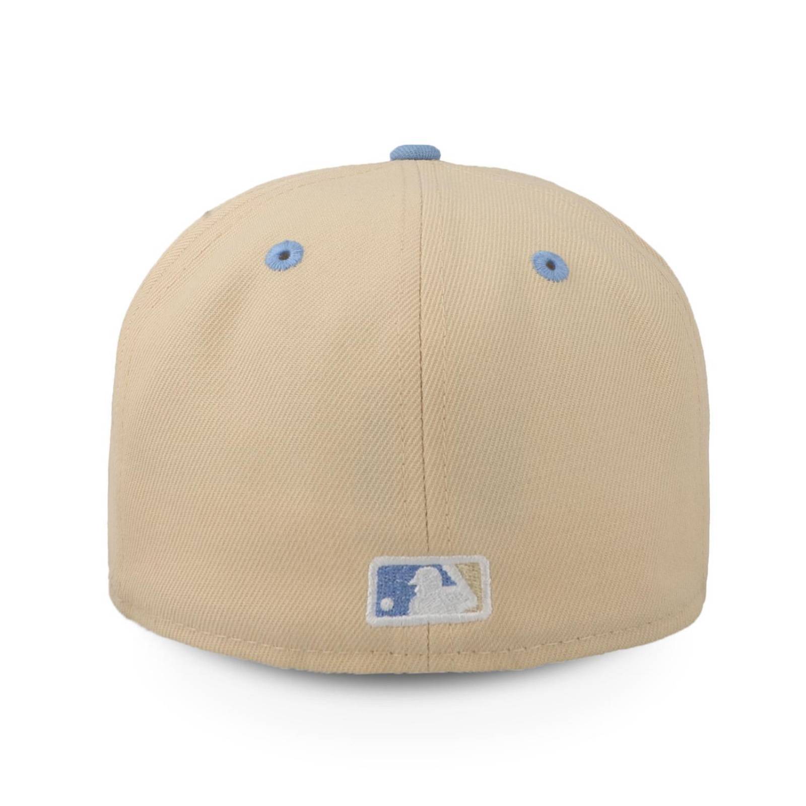 Gorra New Era 59 Fifty MLB Q323 Ice Latte Dodgers Crema Cerrada
