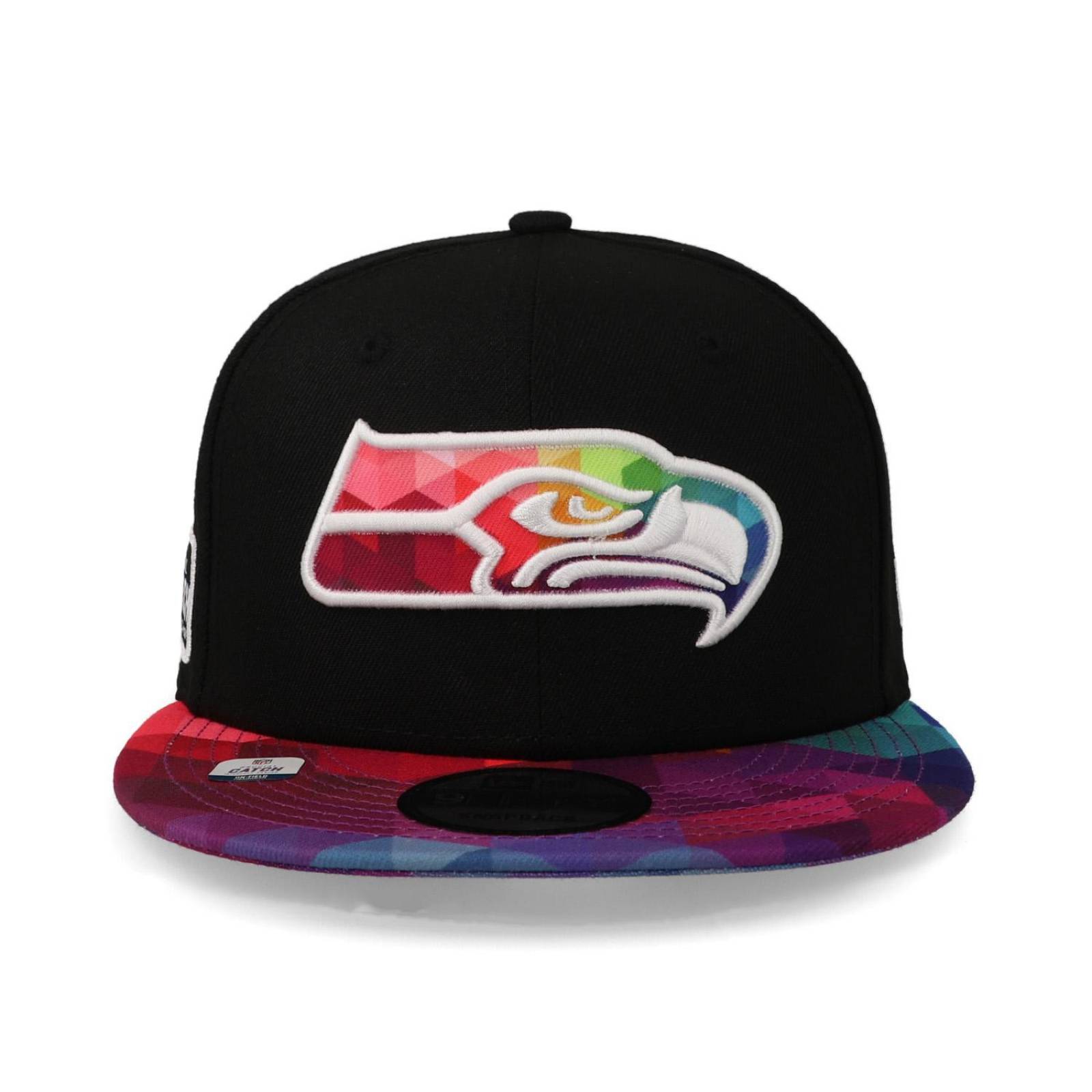 Gorra New Era 9 Fifty NFL Crucial Catch 23 Seahawks Negro Unitalla
