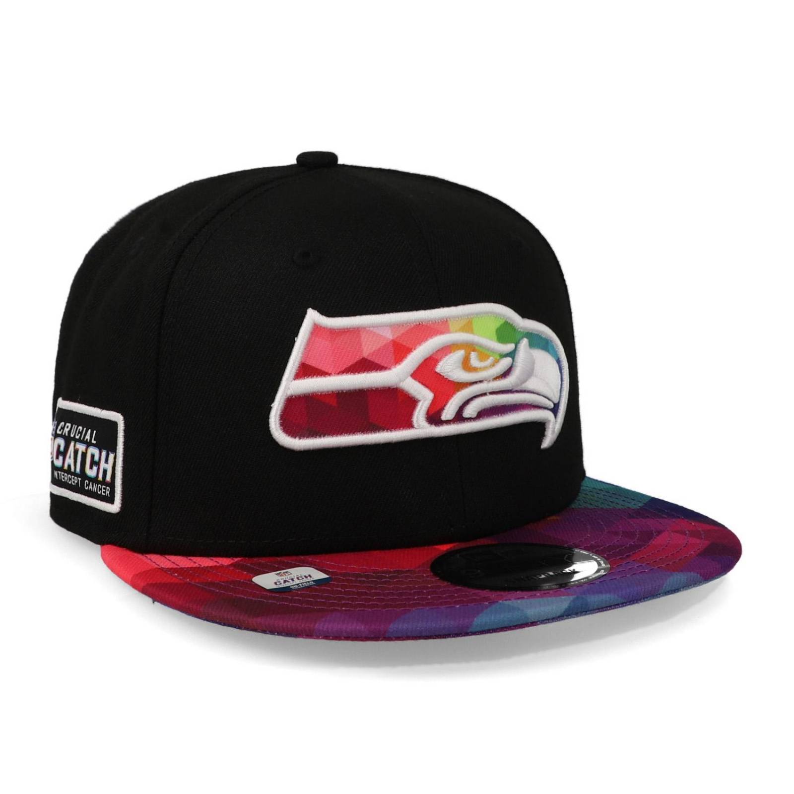 Gorra New Era 9 Fifty NFL Crucial Catch 23 Seahawks Negro Unitalla