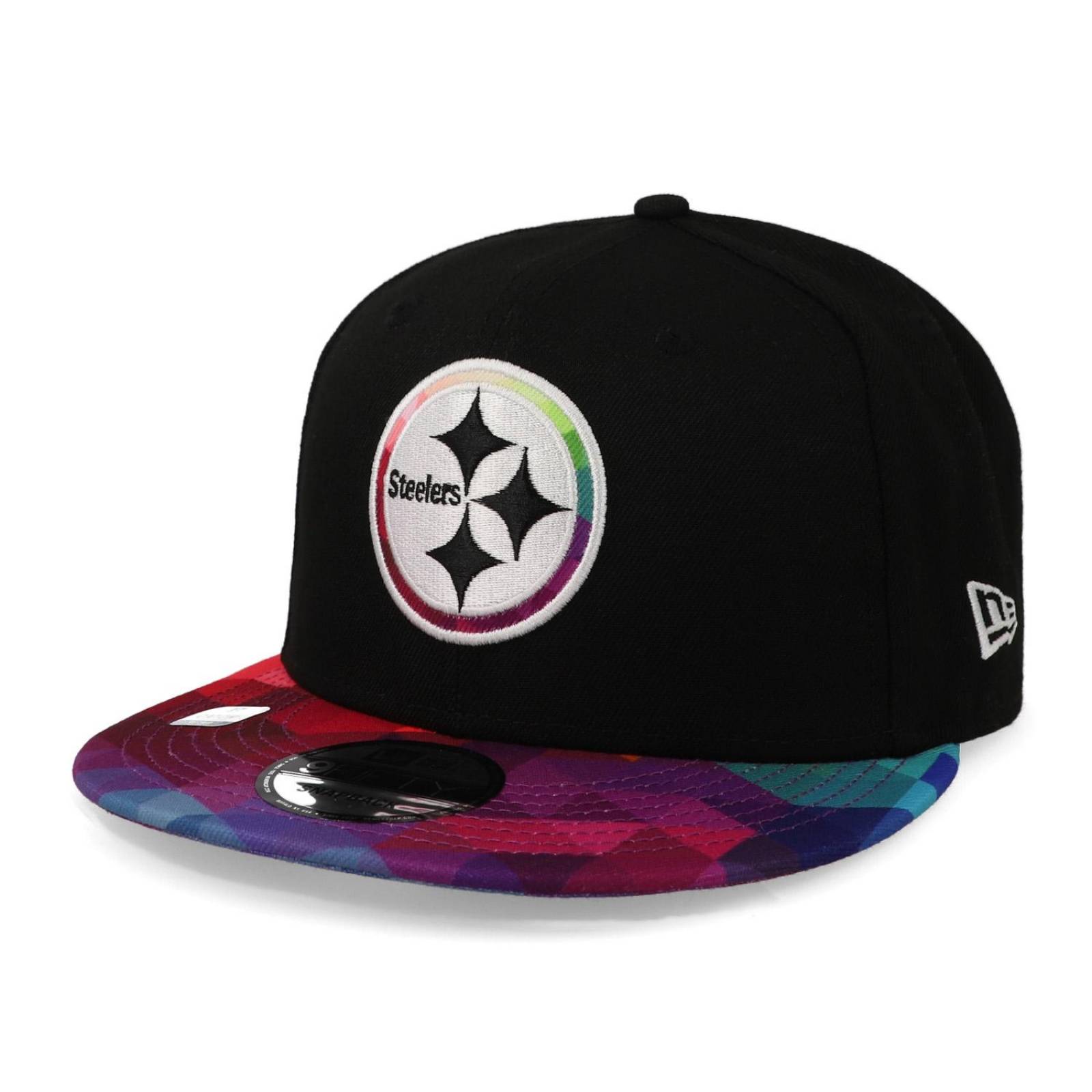 Gorra New Era 9 Fifty NFL Crucial Catch 23 Steelers Negro Unitalla