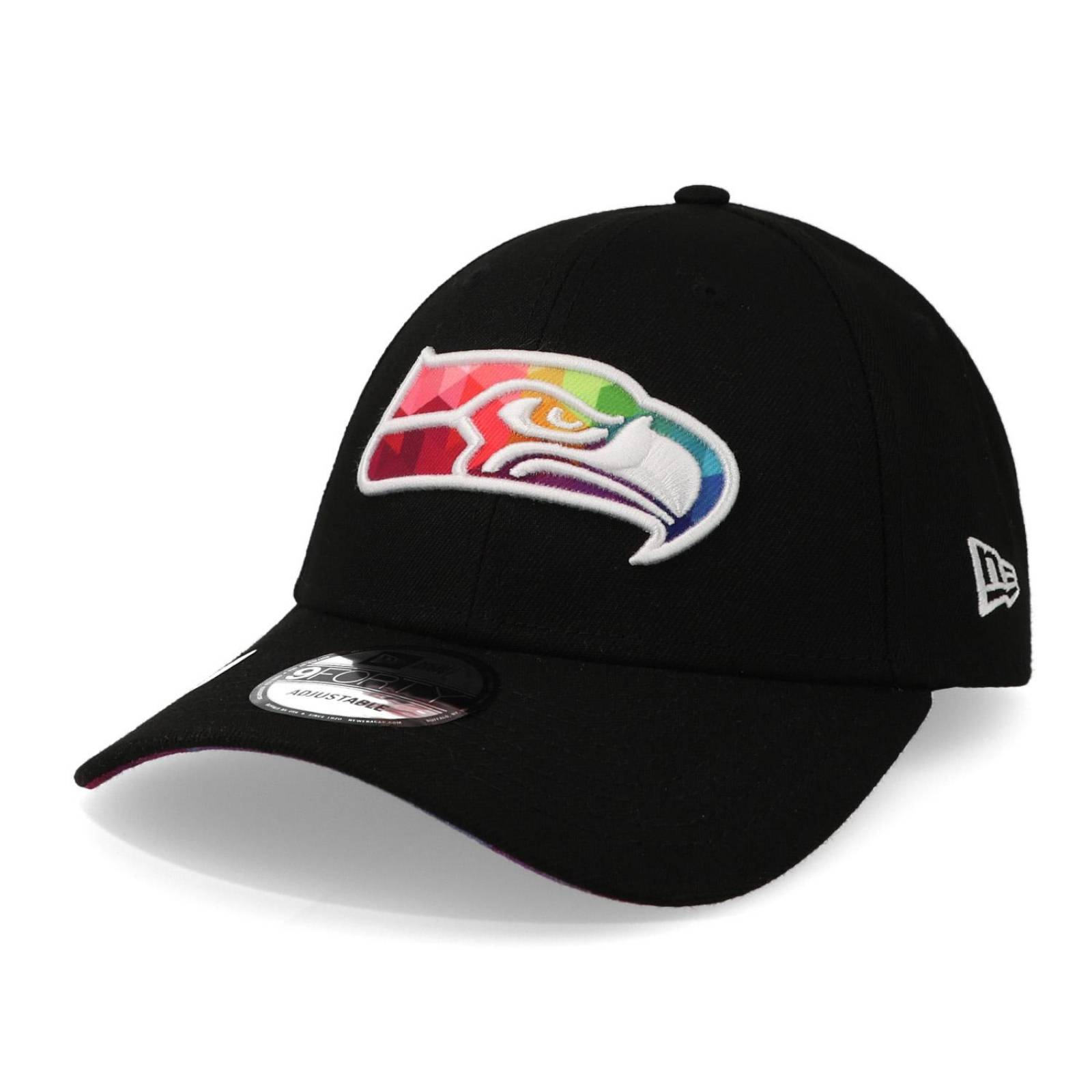 Gorra New Era 9 Forty NFL Crucial Catch 23 Seahawks Negro Unitalla 