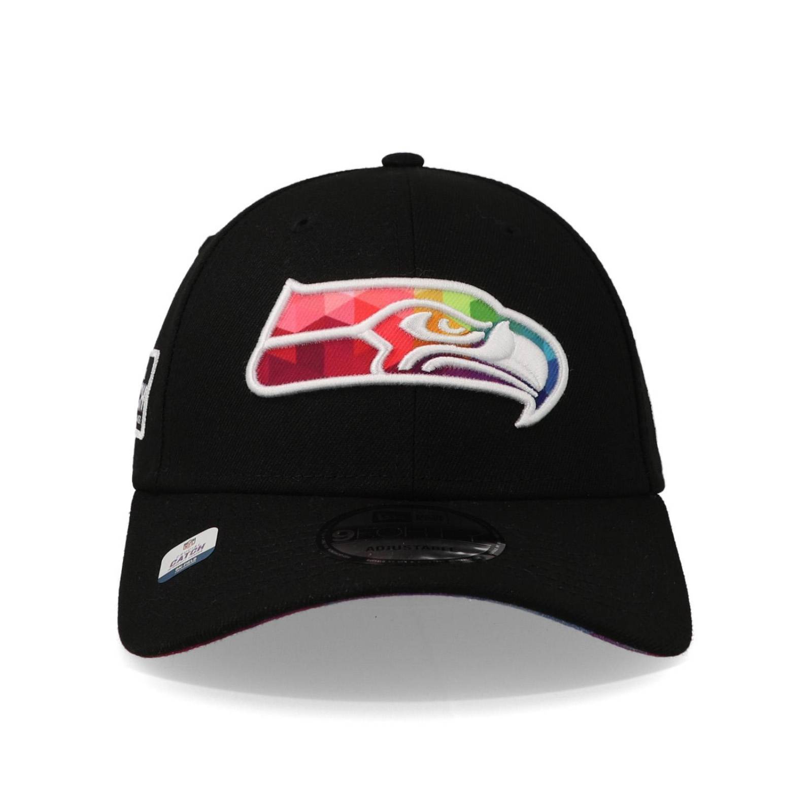 Gorra New Era 9 Forty NFL Crucial Catch 23 Seahawks Negro Unitalla 