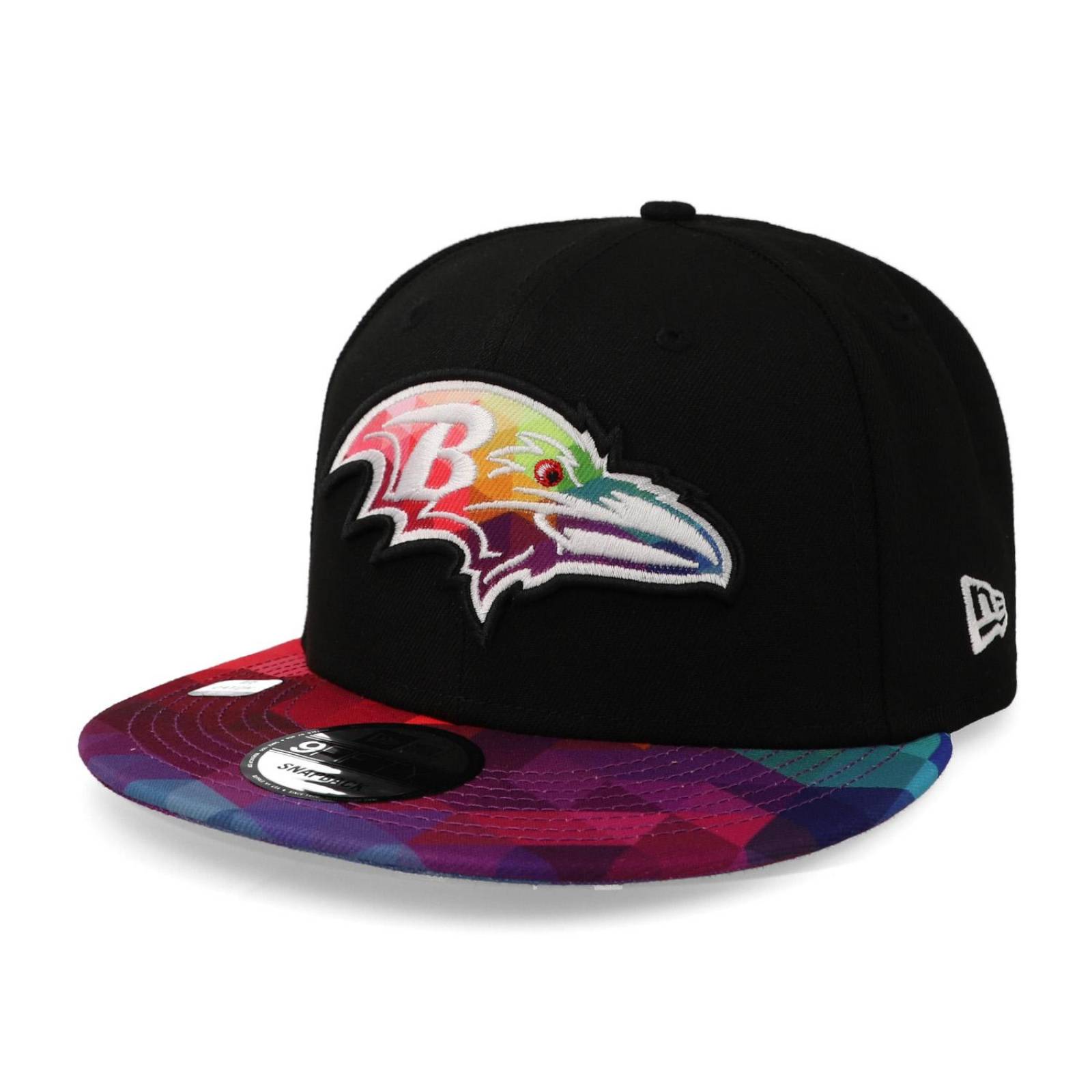 Gorra New Era 9 Fifty NFL Crucial Catch 23 Ravens Negro Unitalla 