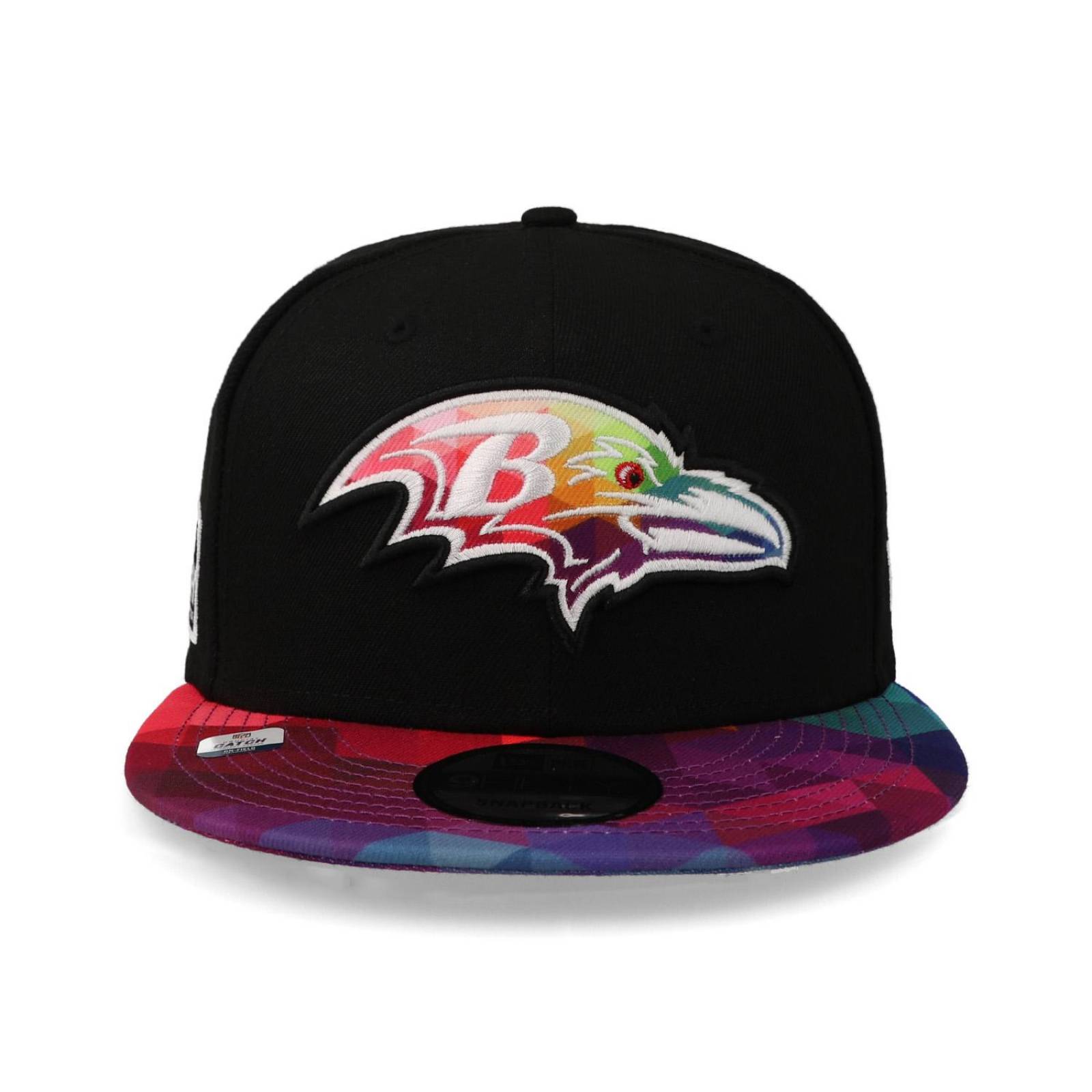 Gorra New Era 9 Fifty NFL Crucial Catch 23 Ravens Negro Unitalla 
