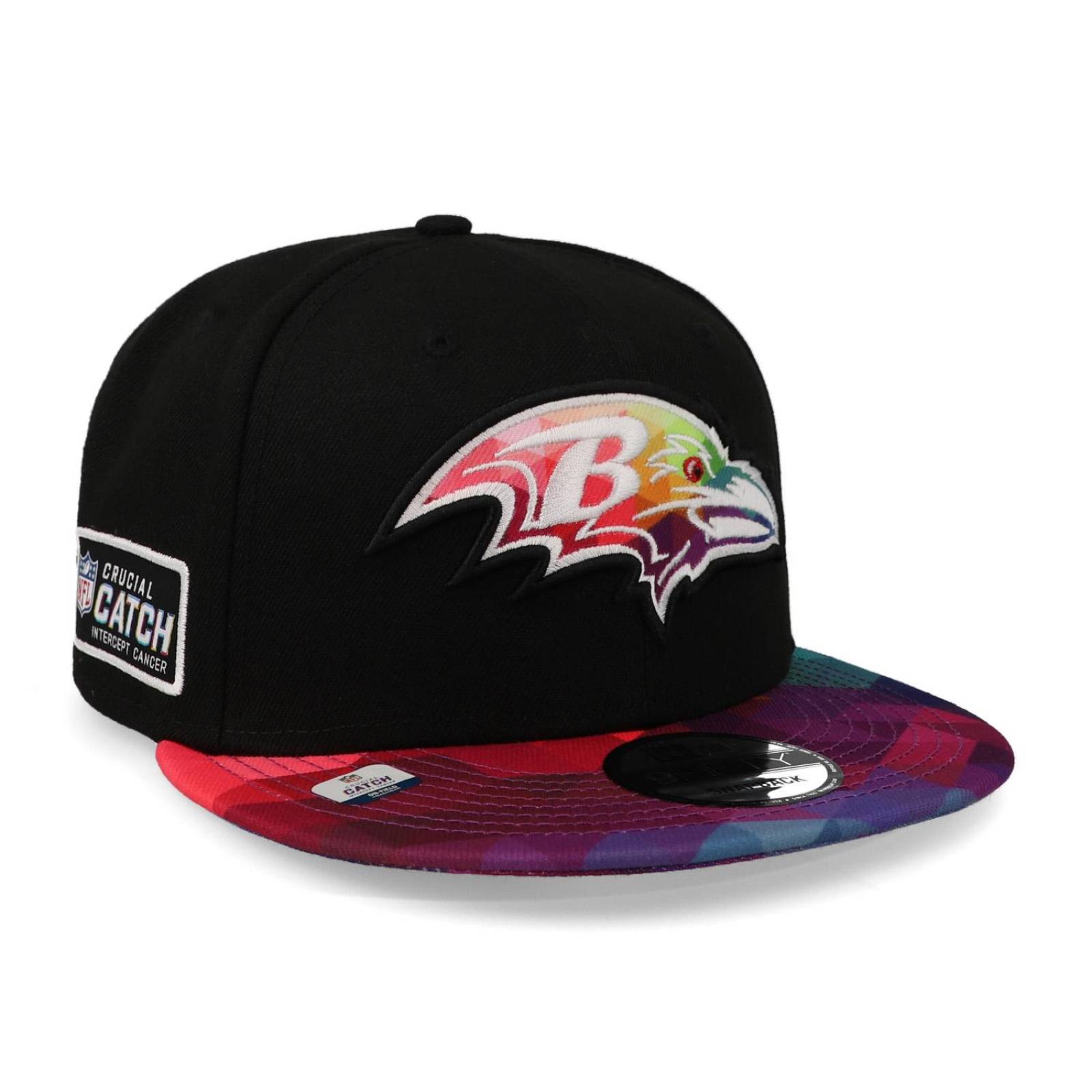 Gorra New Era 9 Fifty NFL Crucial Catch 23 Ravens Negro Unitalla 