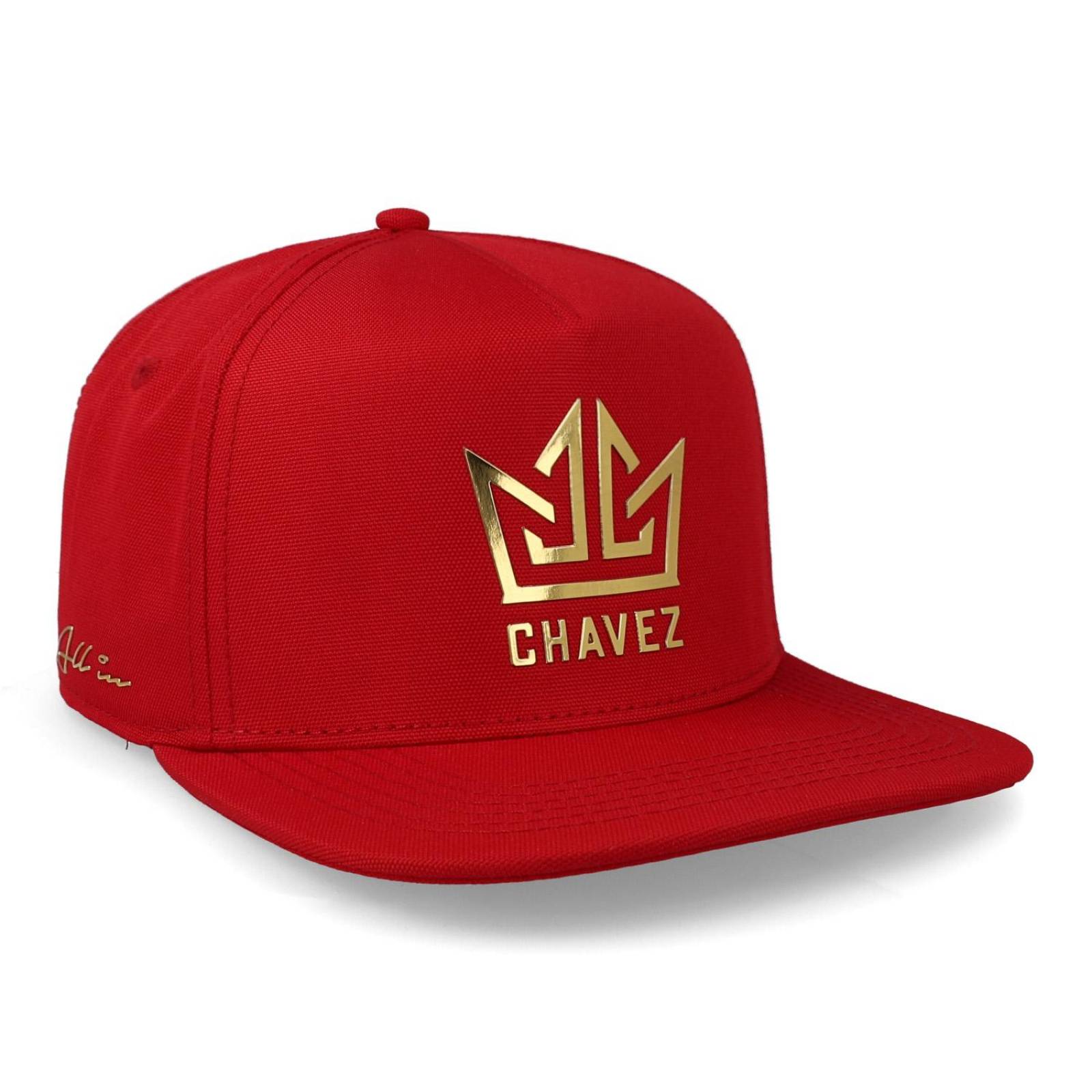 Gorra All In Chavez Golden Roja Unitalla 