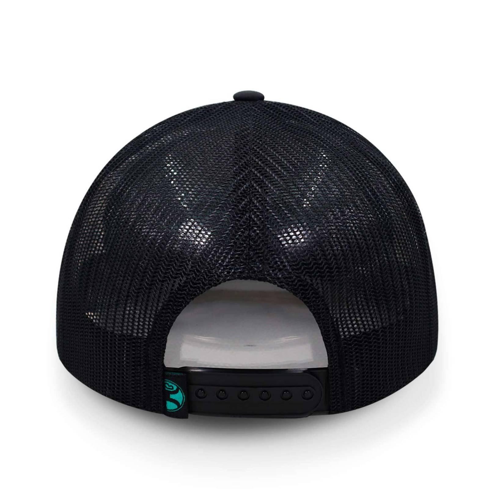 Gorra Hooey Og Black Teal Stitching Negro Unitalla 