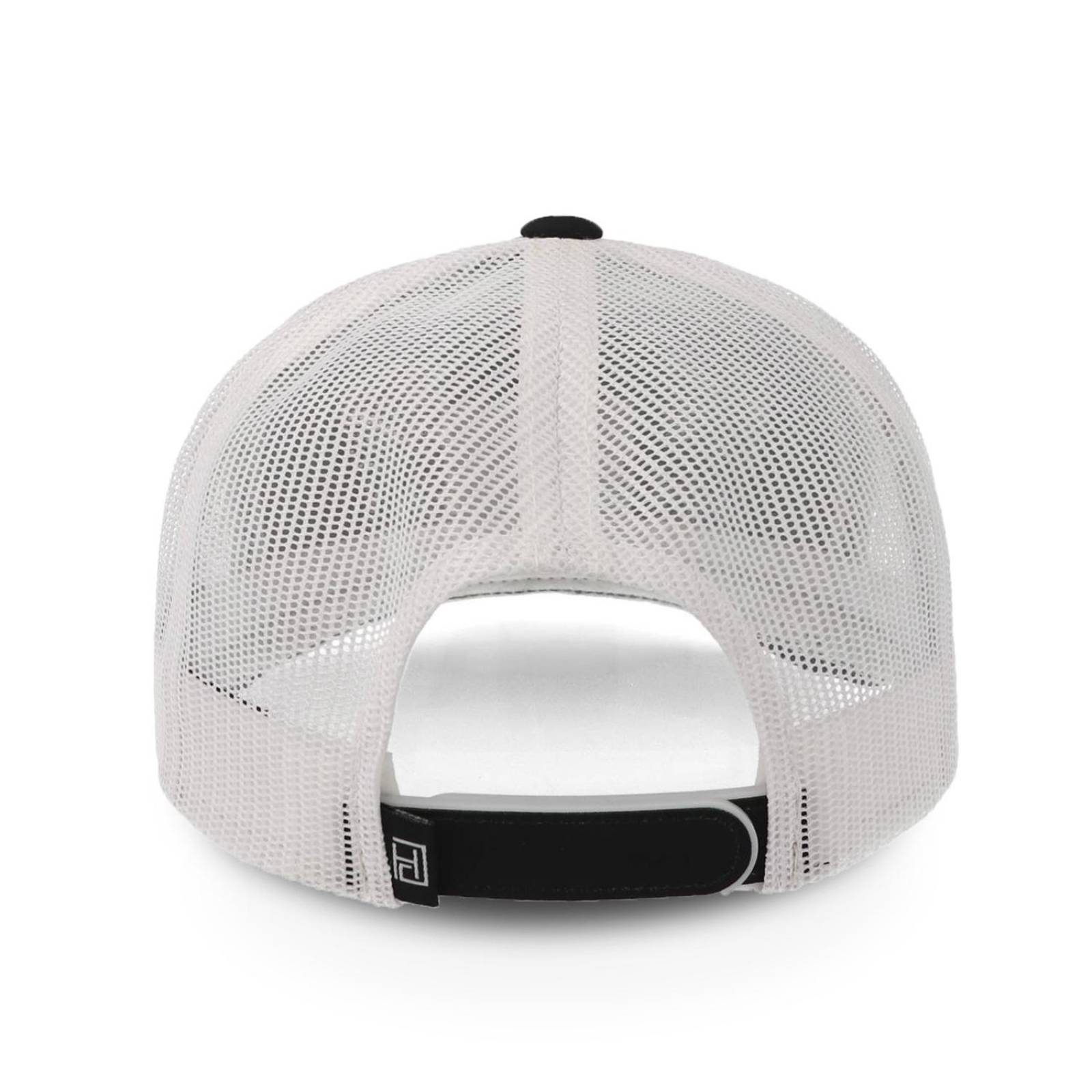 Gorra Hooey Cowboy5 Panel Trucker Square Patch Negro Unitalla