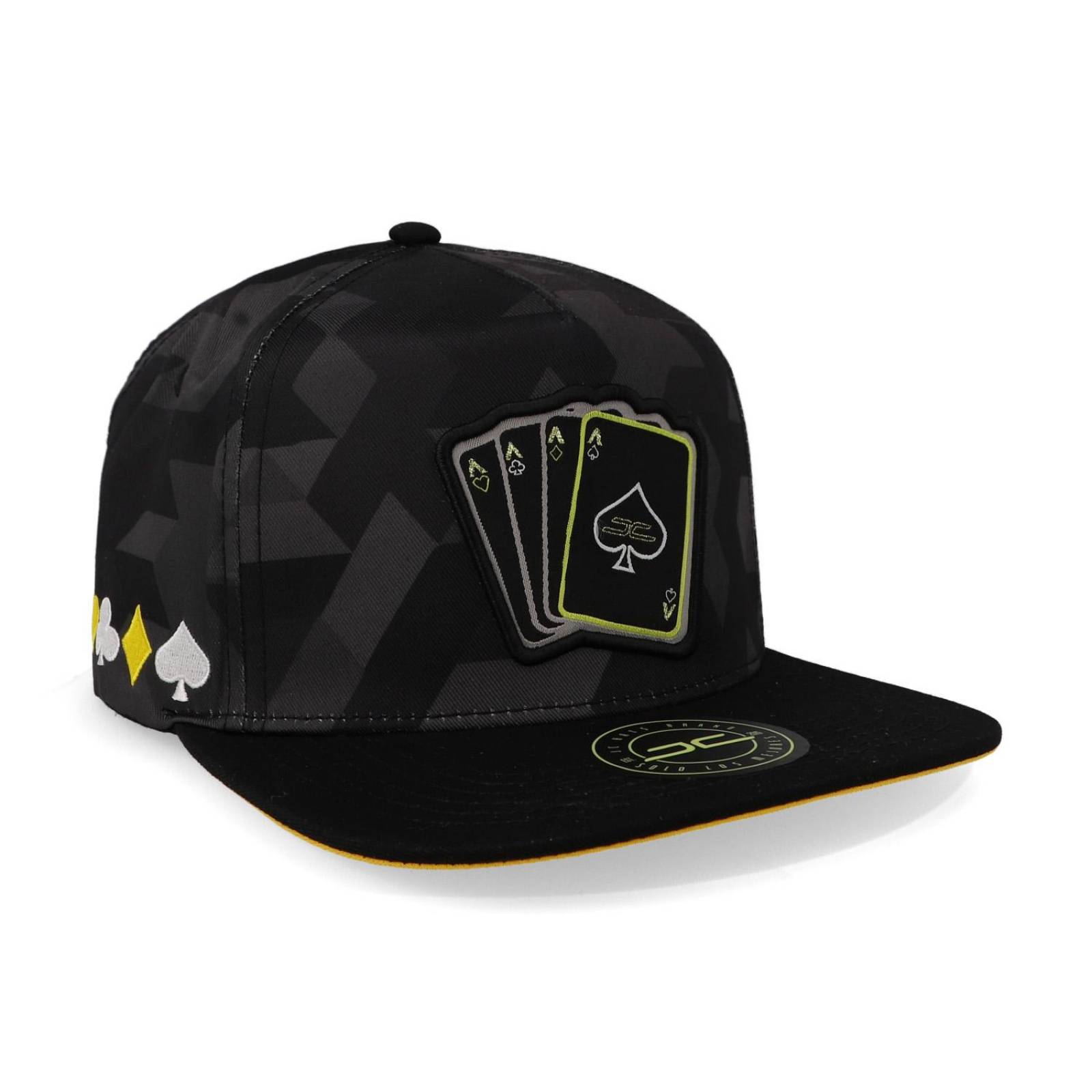 Gorra Jc Hats Hats Poker 1693 Camo Negro Unitalla 