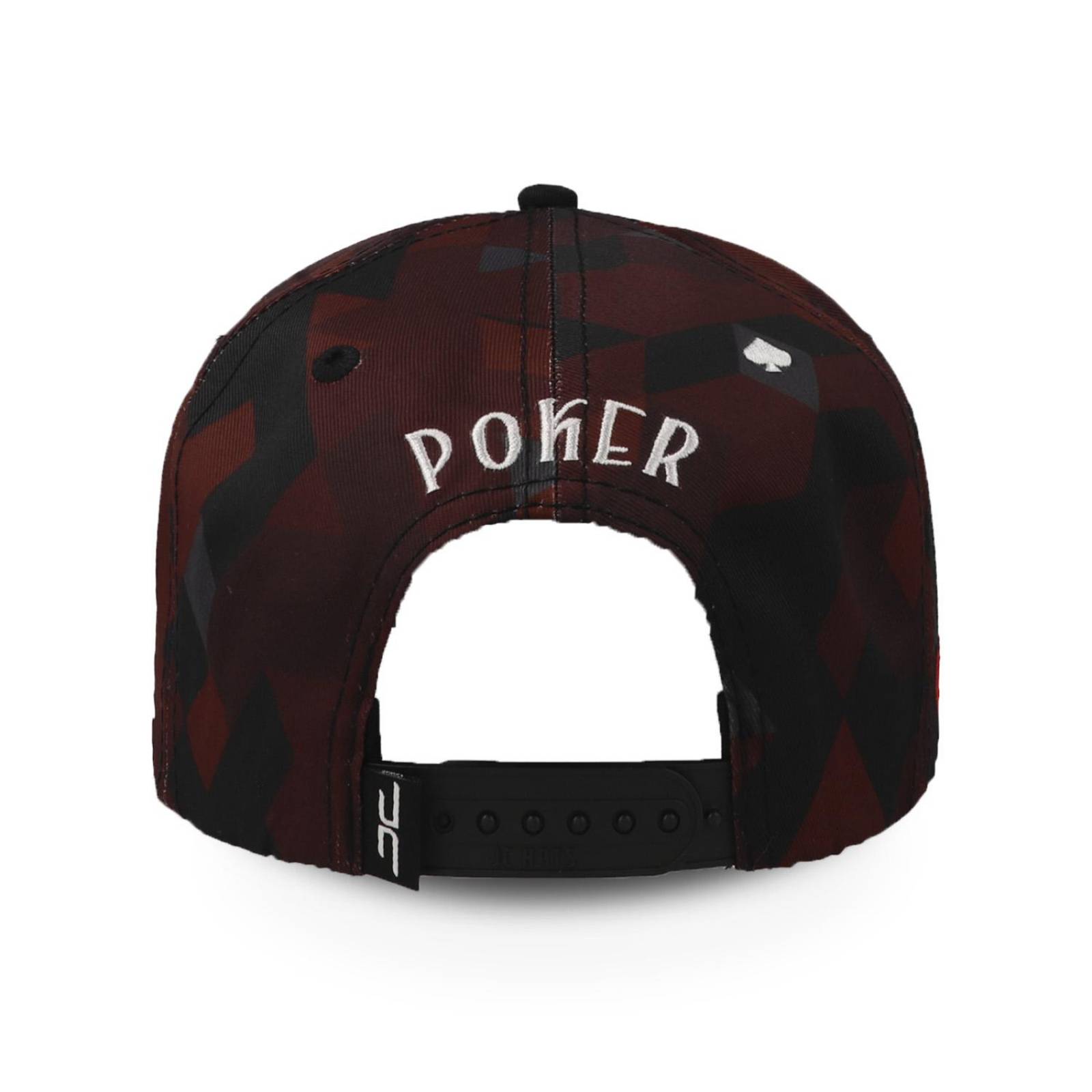 Gorra Jc Hats Hats Poker 1694 Camo Vino Unitalla