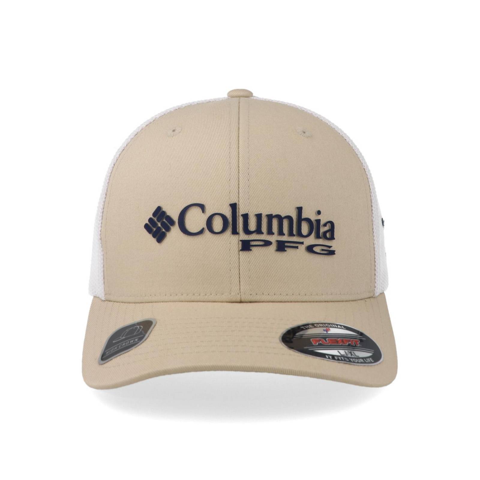 Gorra Columbia Pfg Mesh 1503971 271 Beige Cerrada 