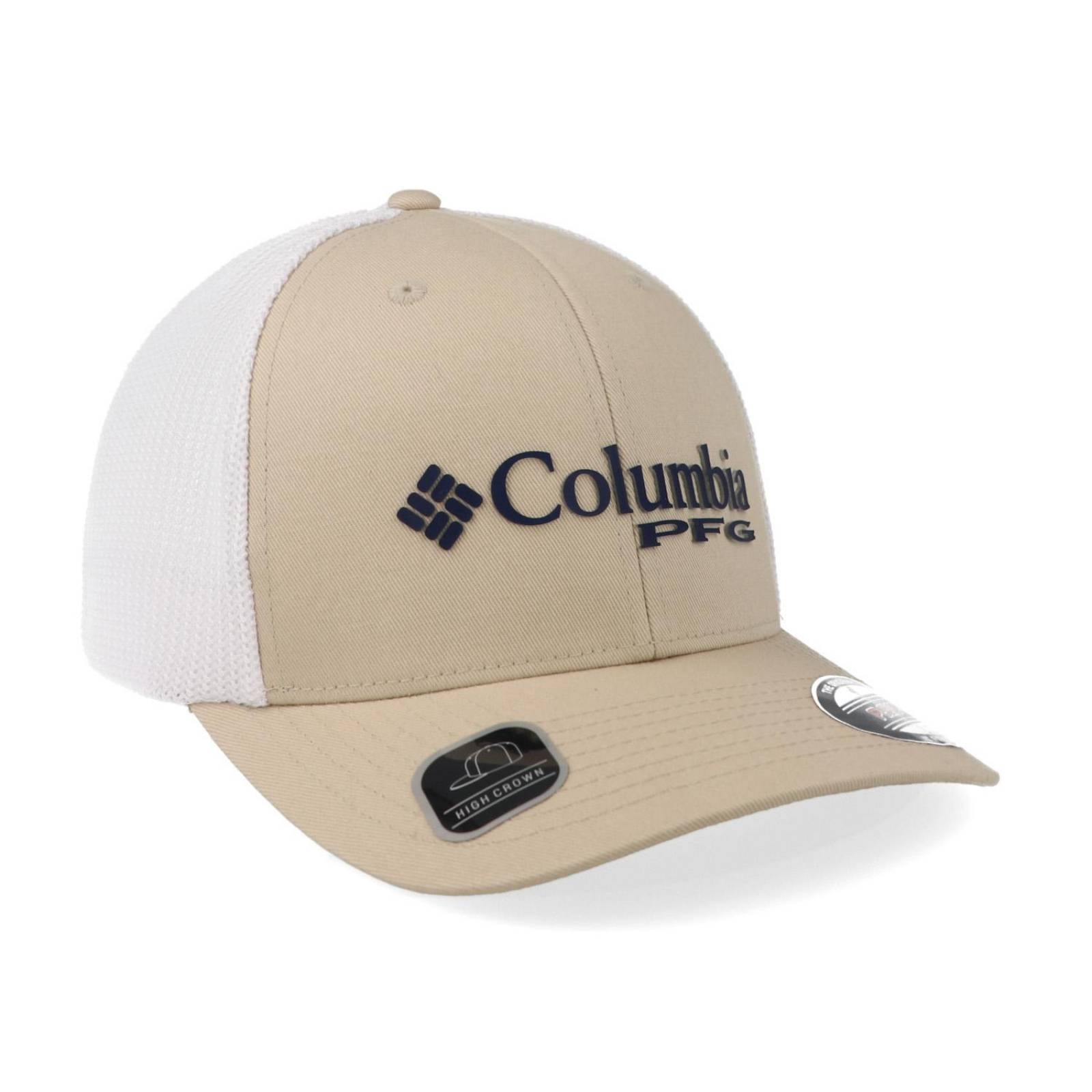 Gorra Columbia Pfg Mesh 1503971 271 Beige Cerrada 