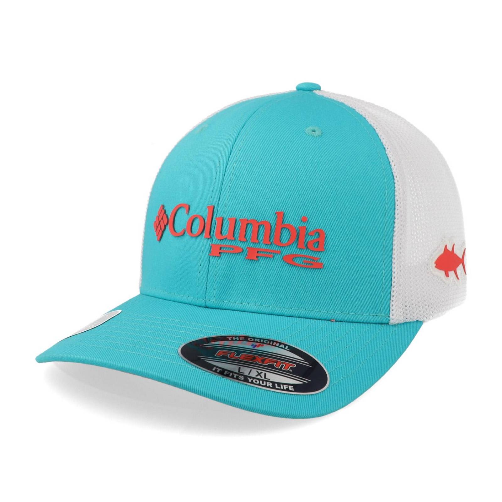 Gorra Columbia Pfg Mesh Ball 1503971 Azul C Cerrada 