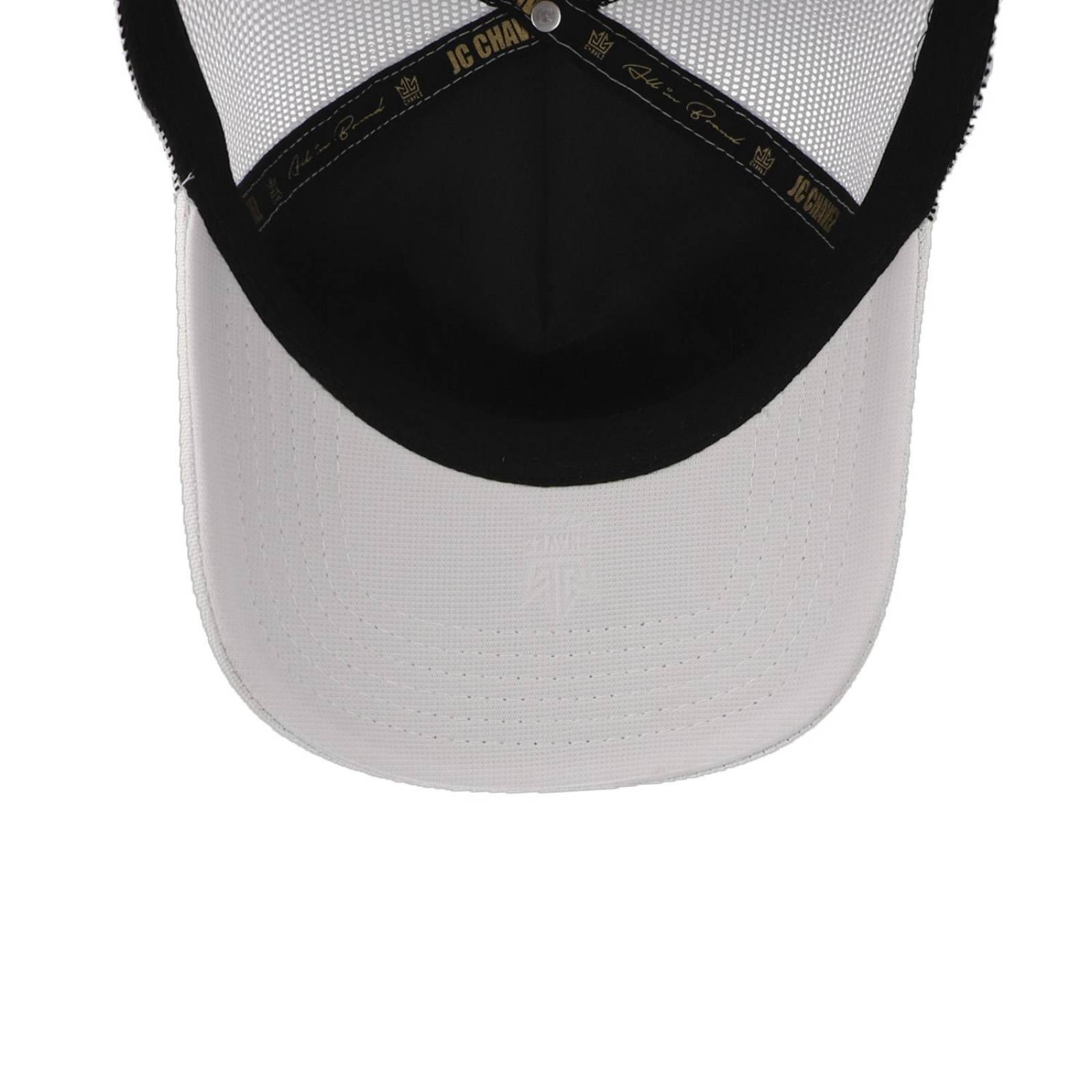 Gorra All In Chavez Golden Curva Trucker Blanca Unitalla 