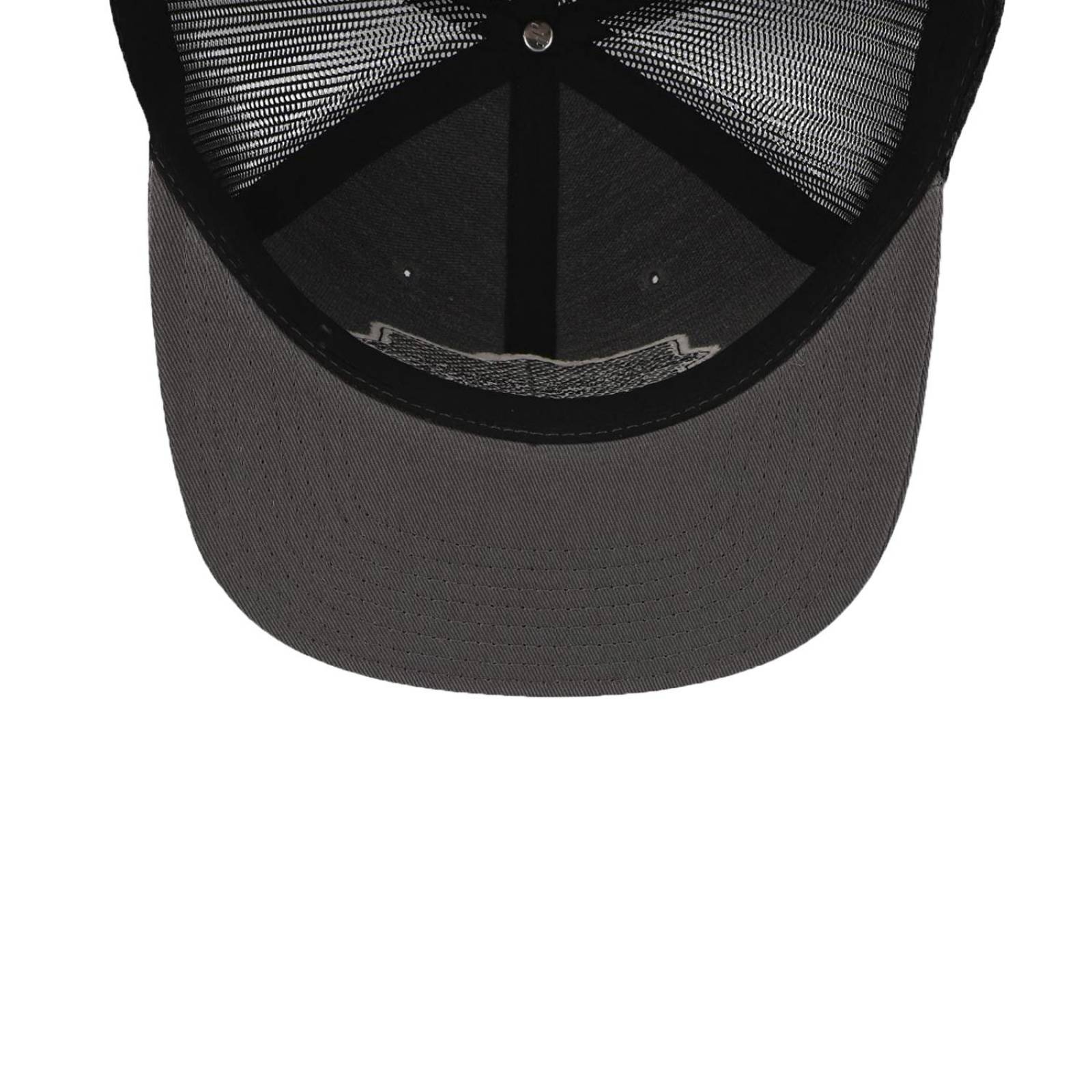 Gorra Hooey Diamond 6 Panel Trucker With Patch Gris Unitalla 