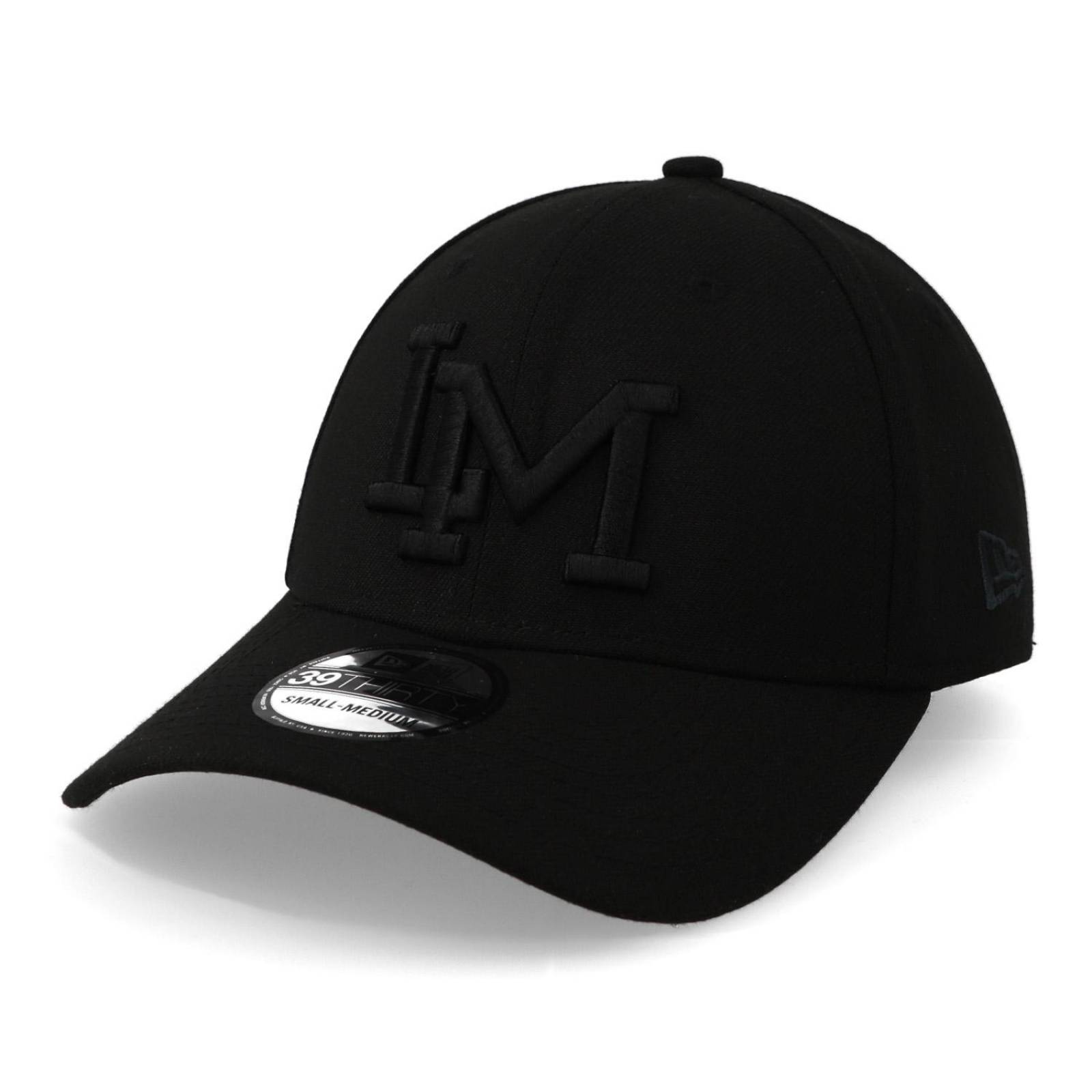 Gorra New Era 39 Thirty MLP Cañeros De Los Mochis Negro Cerrada 
