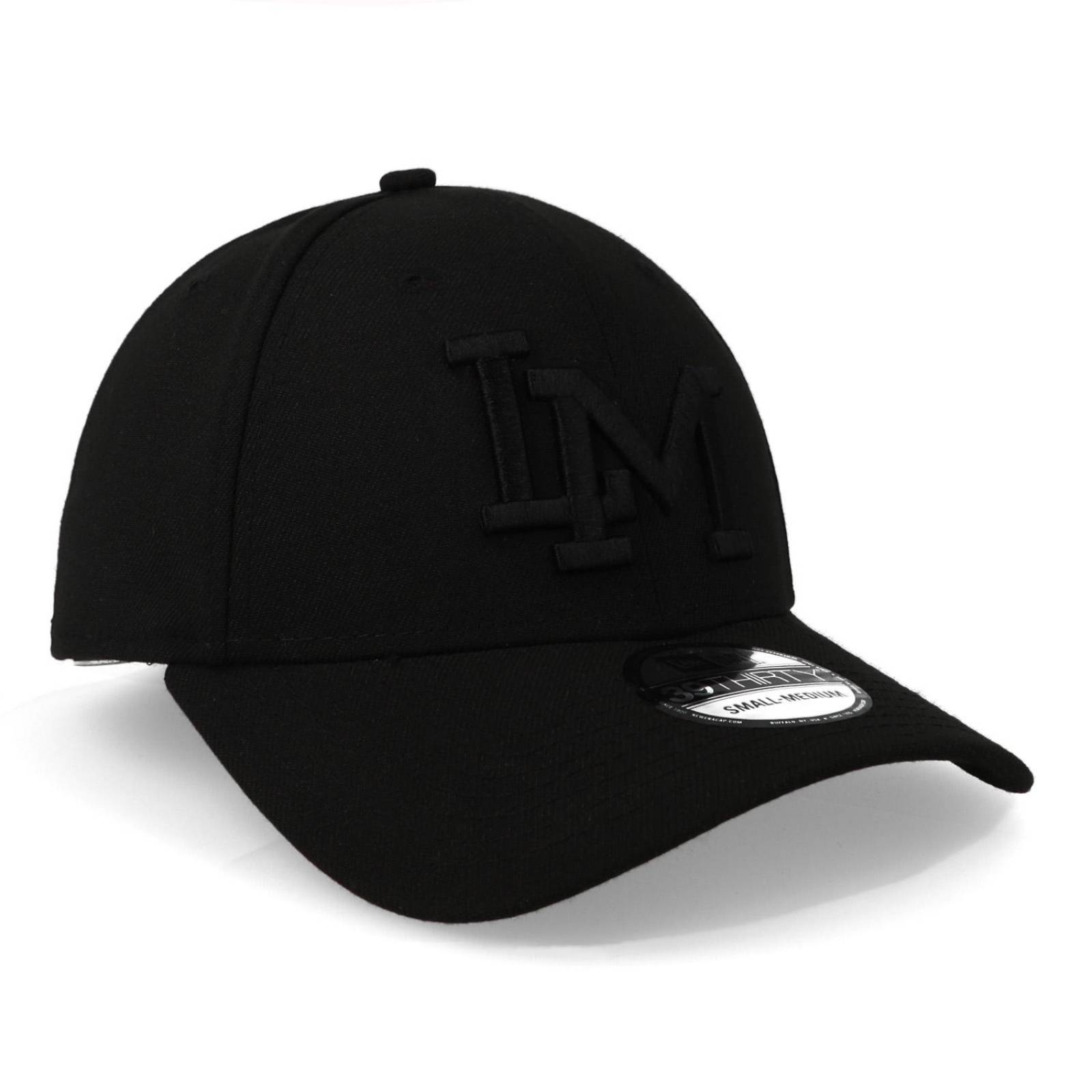 Gorra New Era 39 Thirty MLP Cañeros De Los Mochis Negro Cerrada 