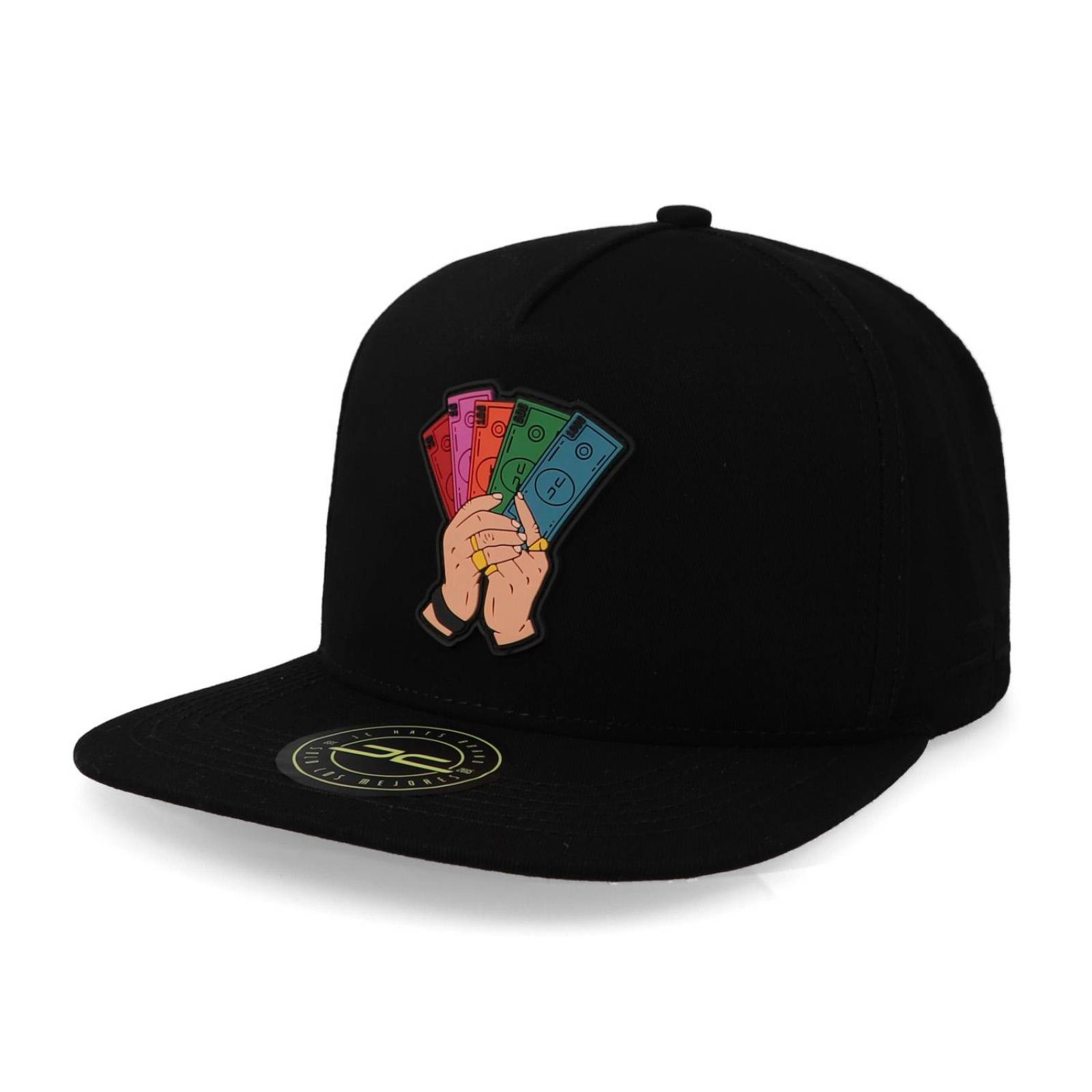 Gorra Jc Hats King Card 1852 Yellow Negro Unitalla 