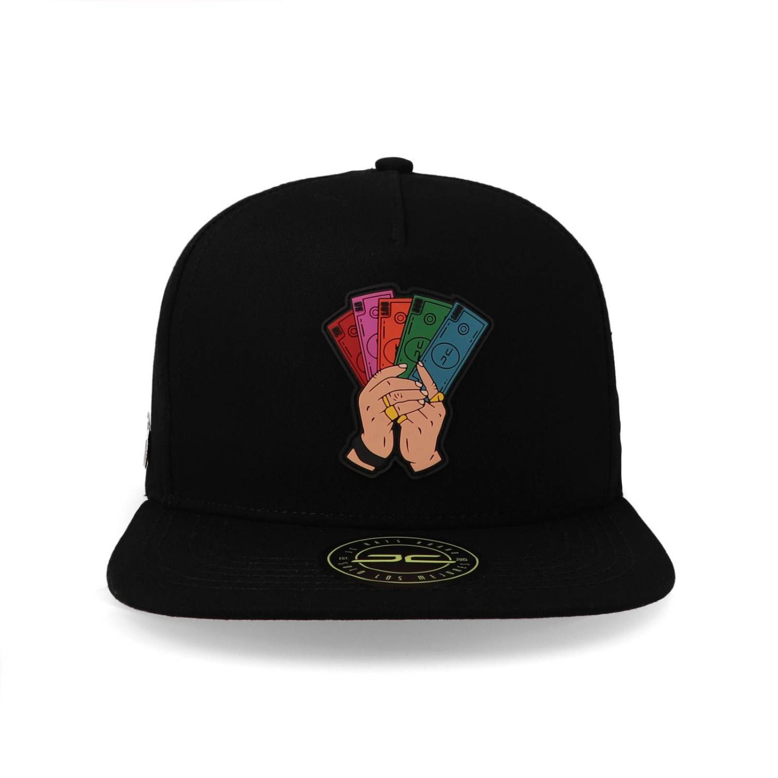 Gorra Jc Hats King Card 1852 Yellow Negro Unitalla 