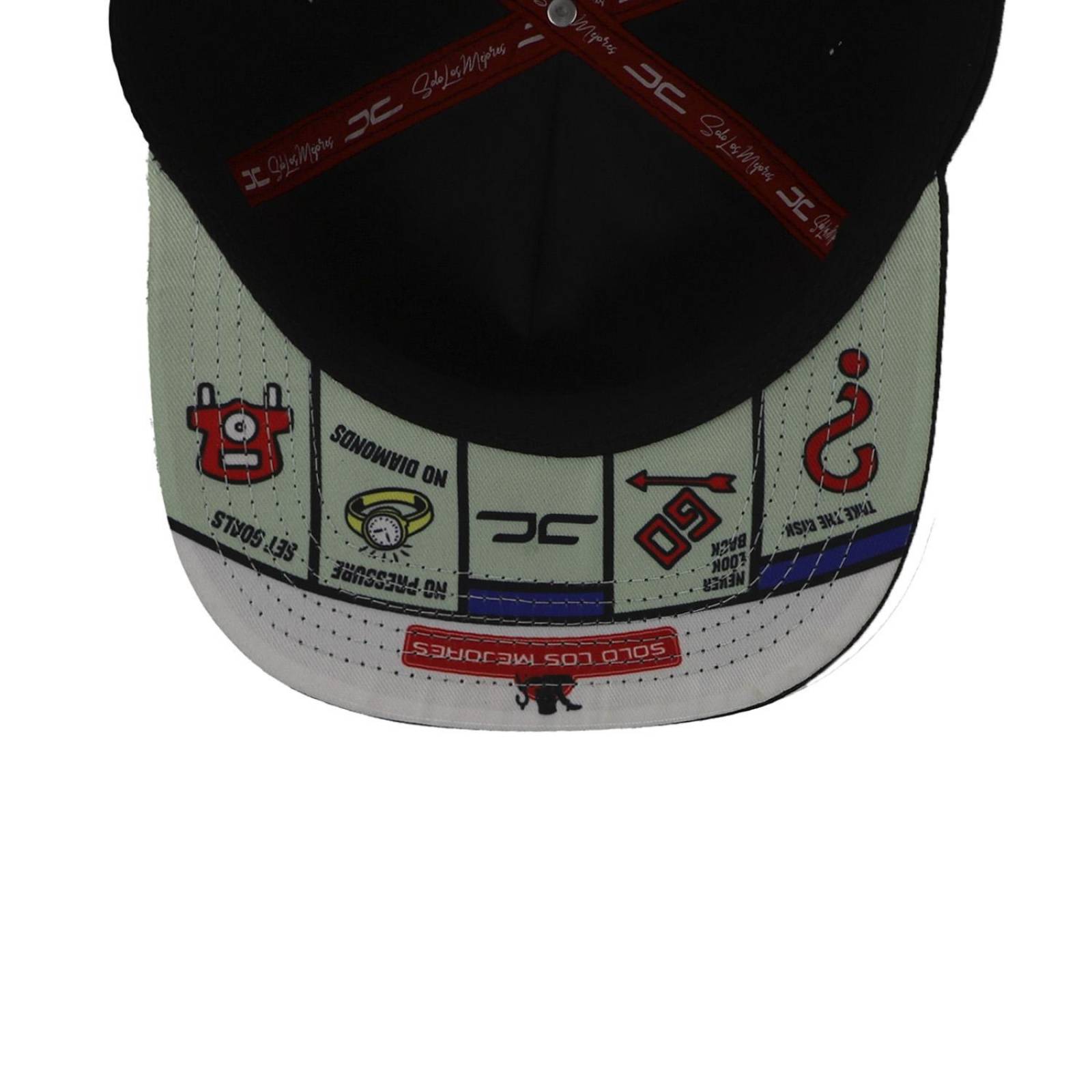 Gorra Jc Hats King Card 1852 Yellow Negro Unitalla 