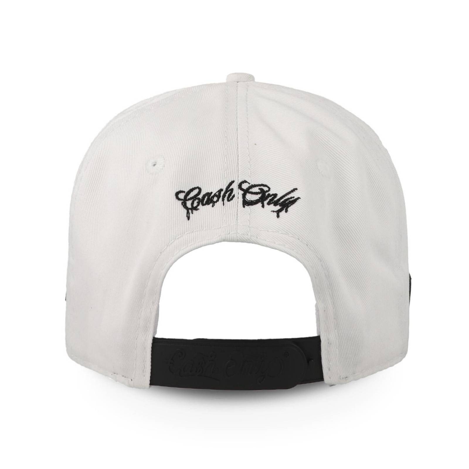 Gorra Cash Only 23 Skull Negro & Blanco Unitalla
