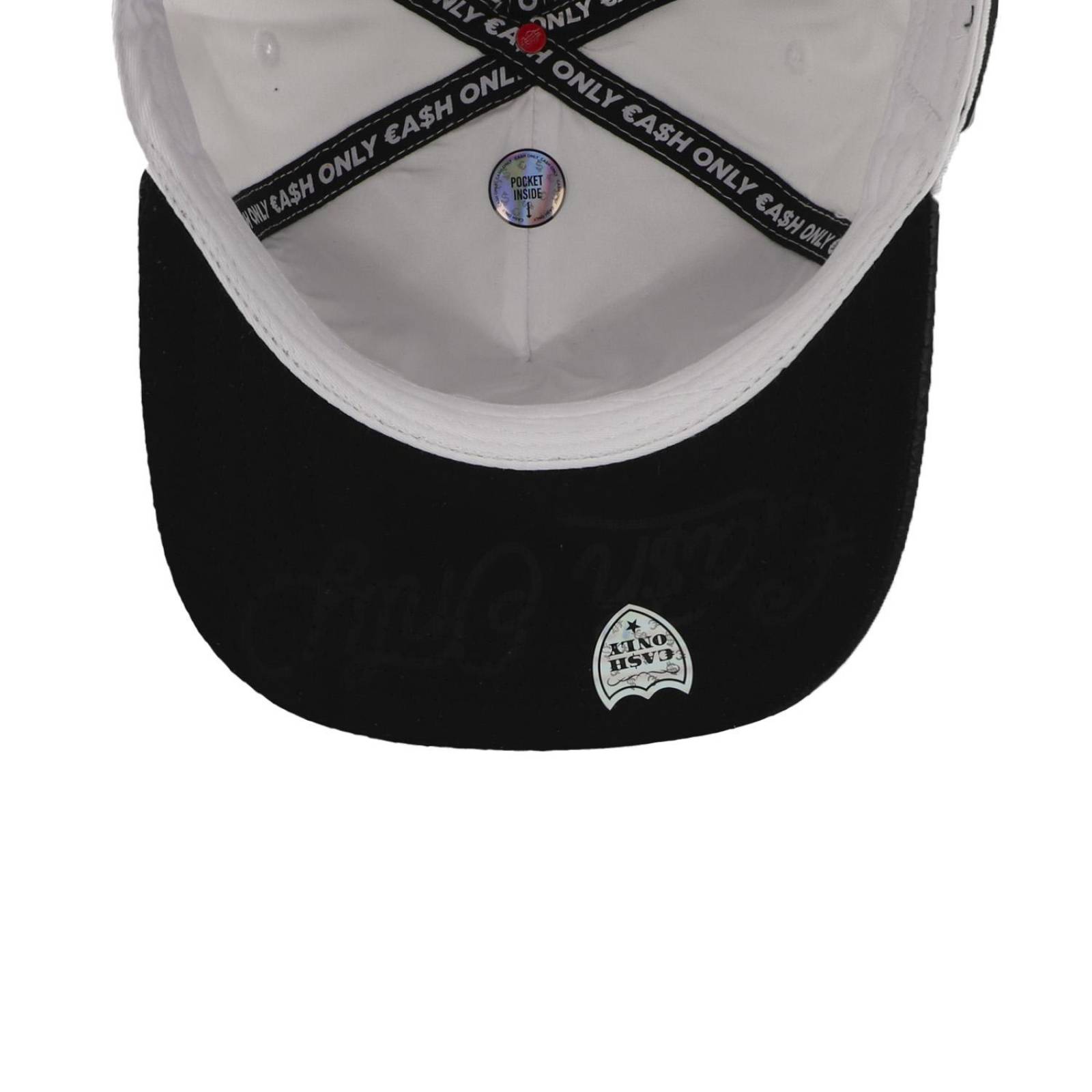 Gorra Cash Only 23 Skull Negro & Blanco Unitalla